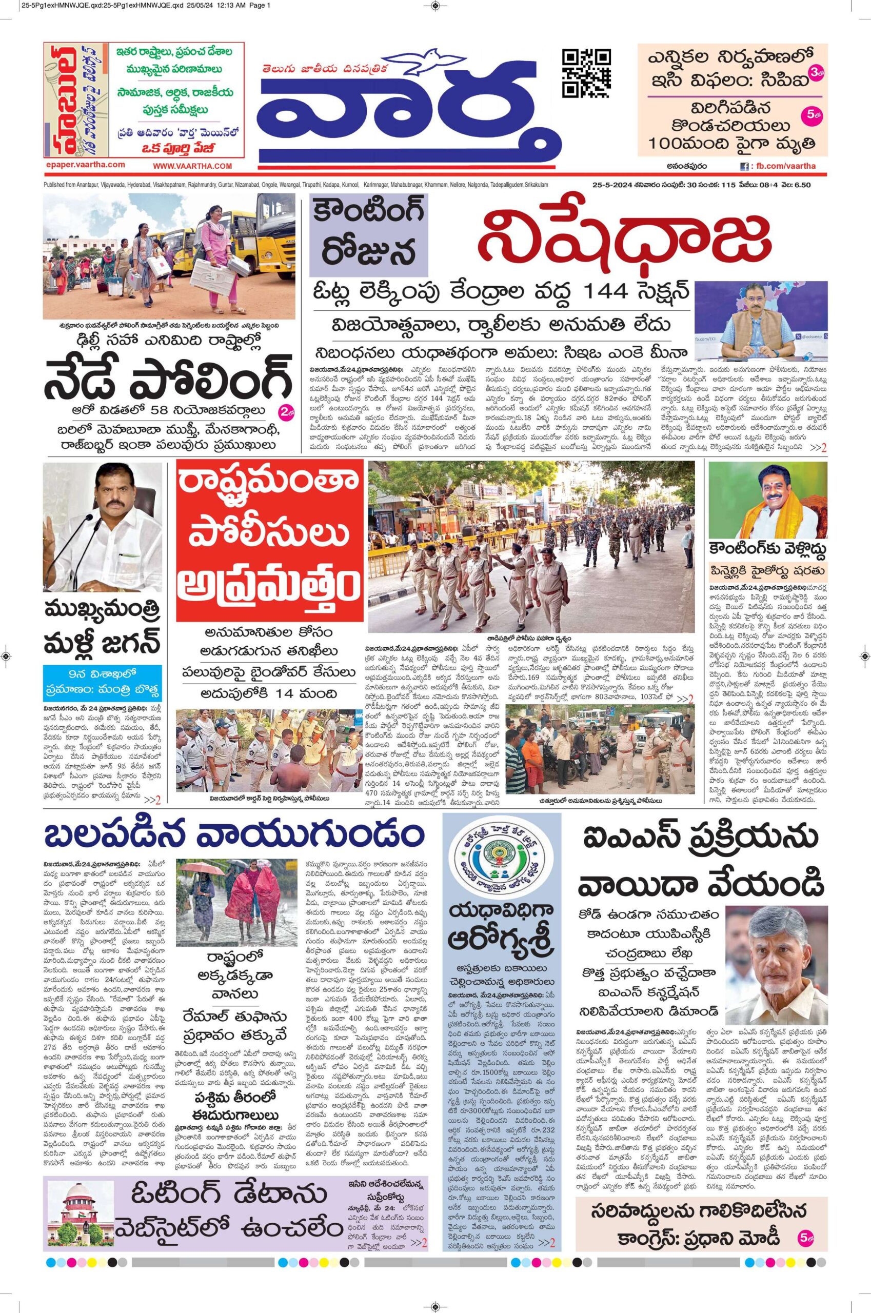 Ananthapur Main - 25 May 2024