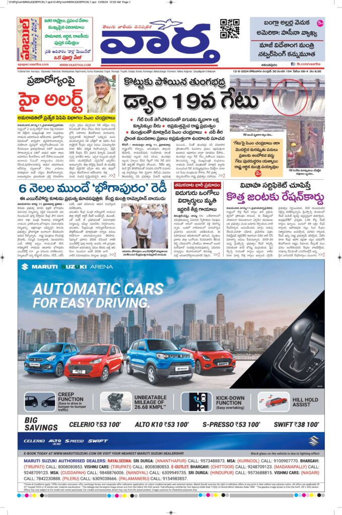 Ananthapur Main - 12 Aug 2024