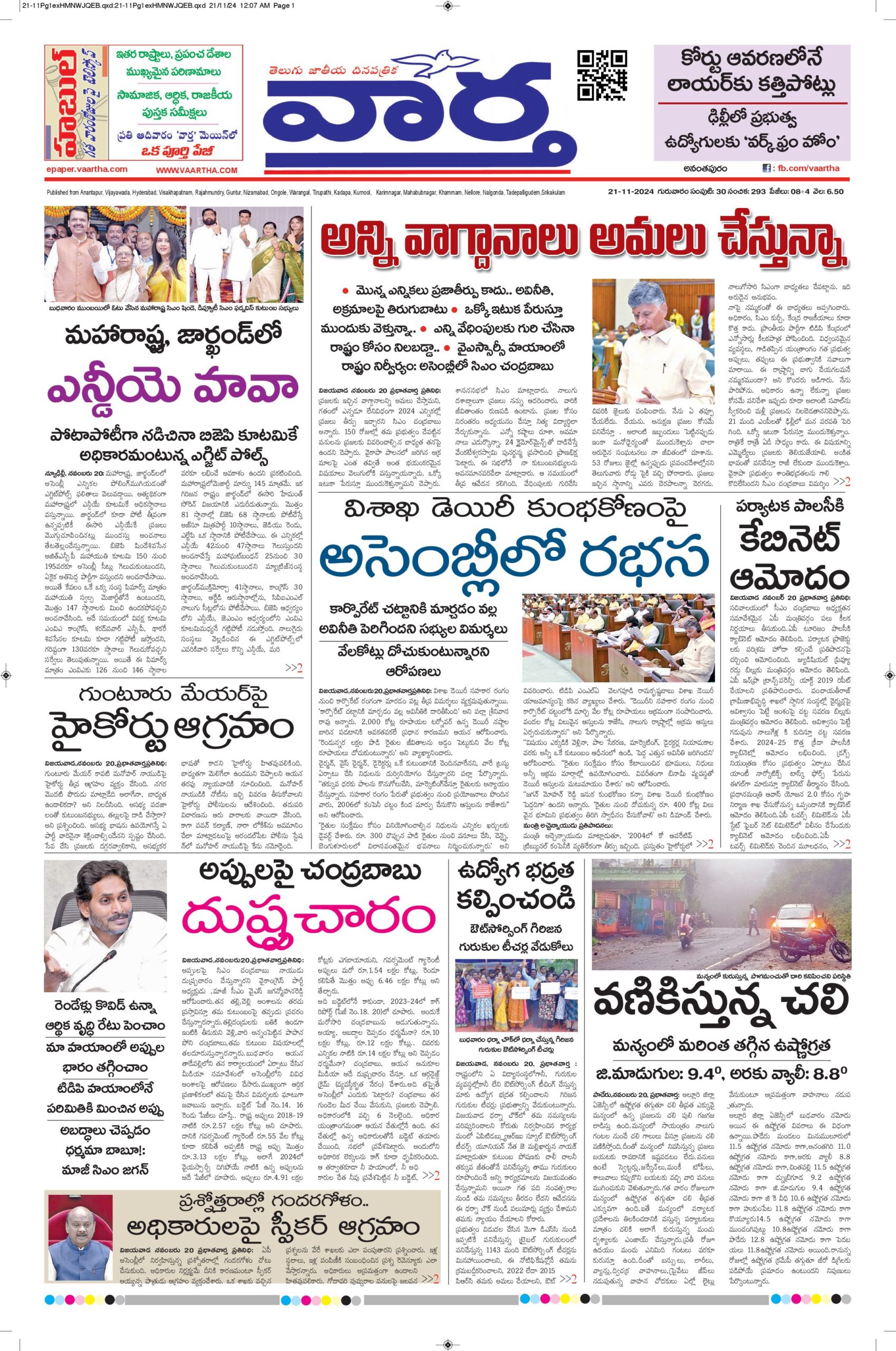 Ananthapur Main - 21 Nov 2024