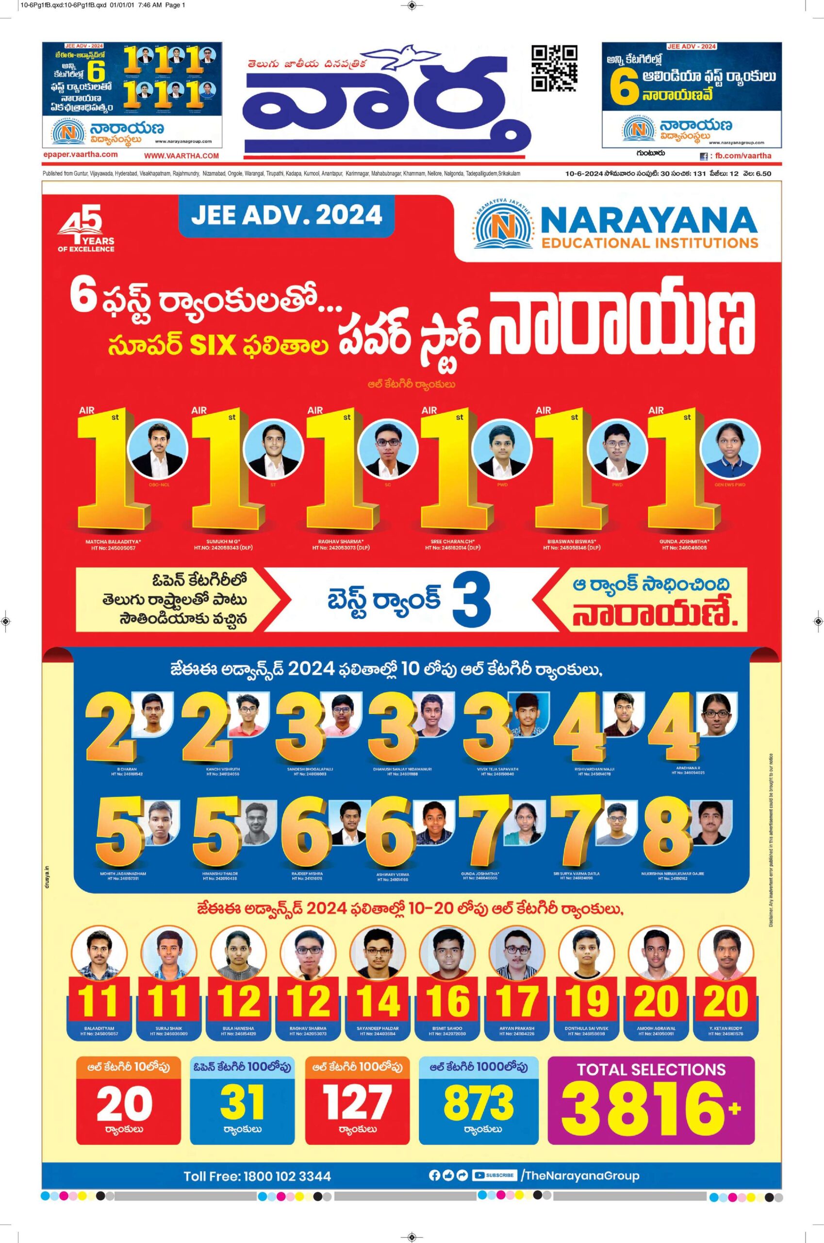 Guntur Main - 10 Jun 2024