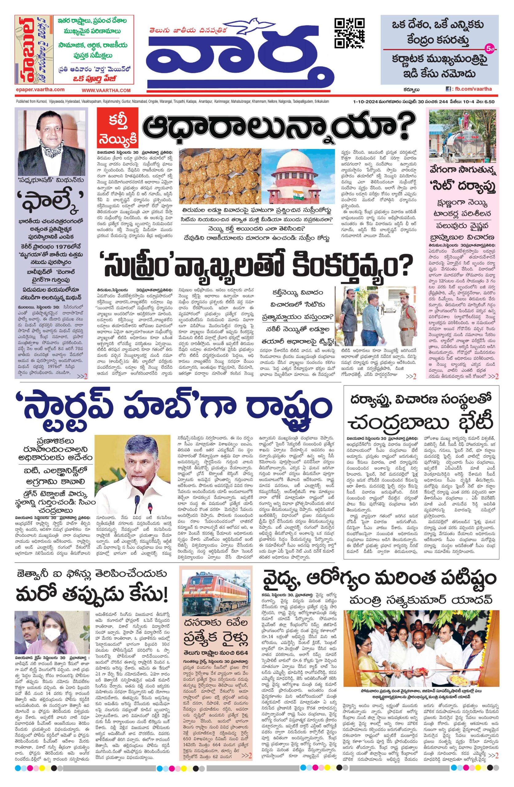 Kurnool Main - 01 Oct 2024