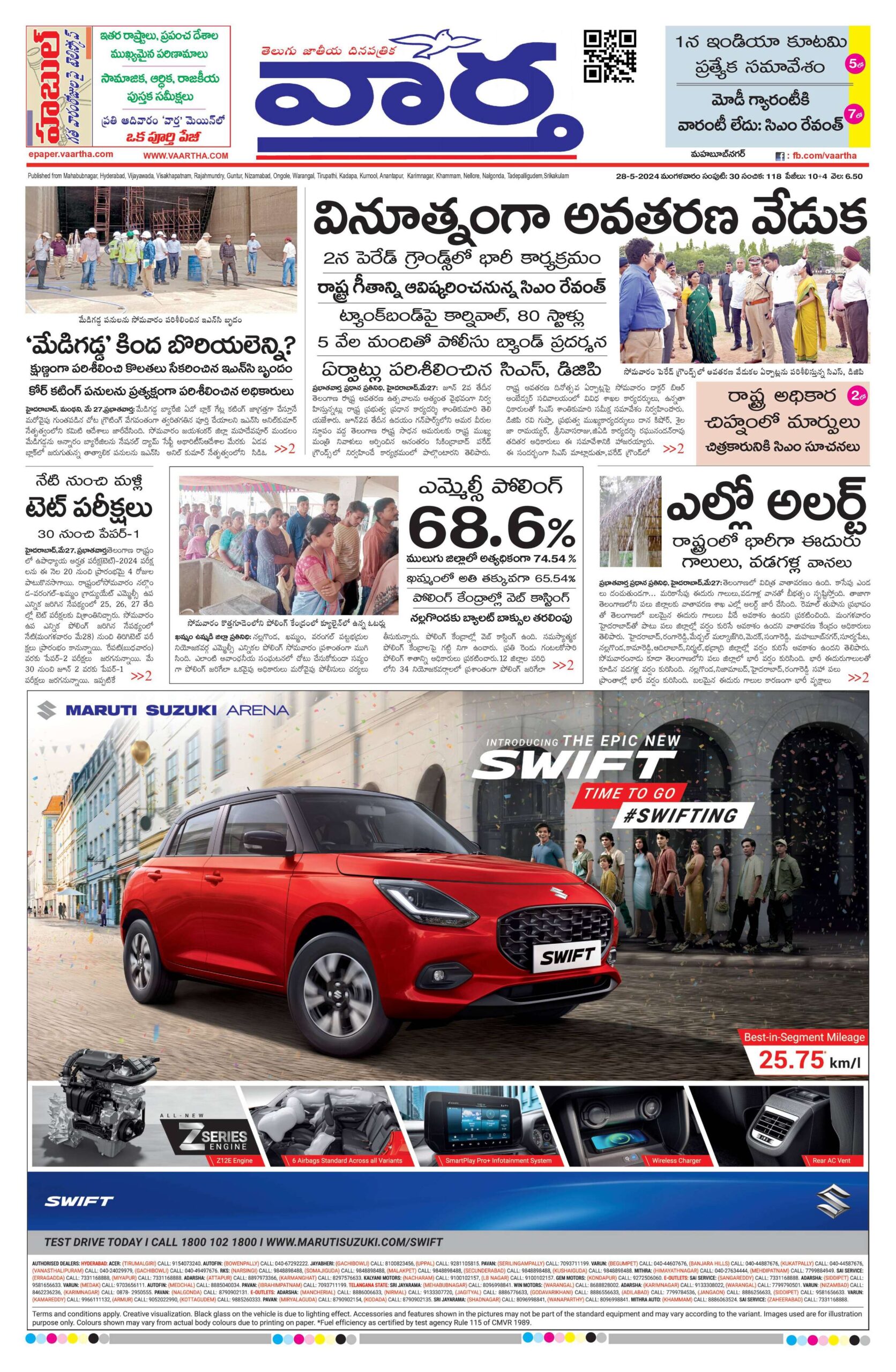 Mahaboobnagar Main - 28 May 2024