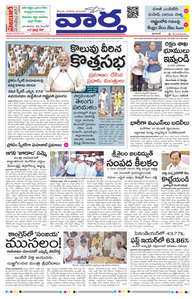 Mahaboobnagar Main - 25 Jun 2024