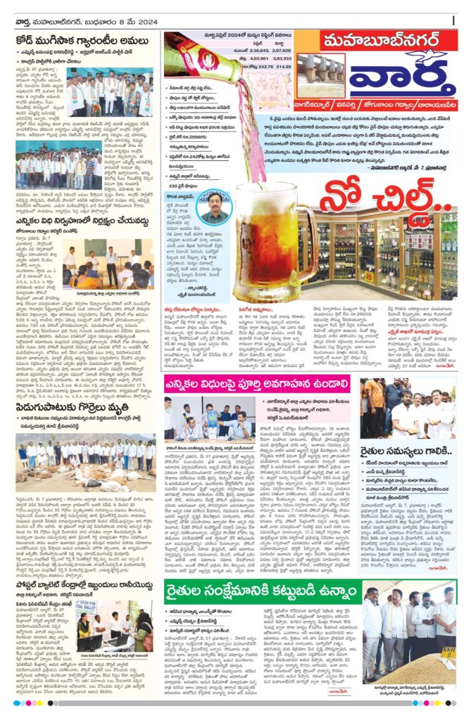 Mahaboobnagar Tab - 08 May 2024