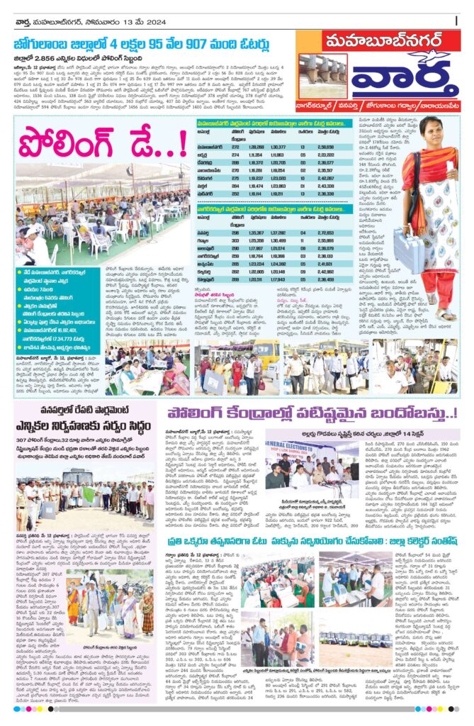 Mahaboobnagar Tab - 13 May 2024