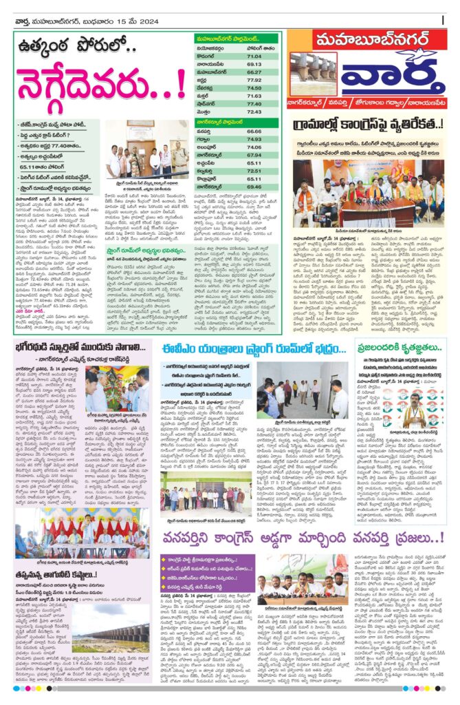 Mahaboobnagar Tab - 15 May 2024