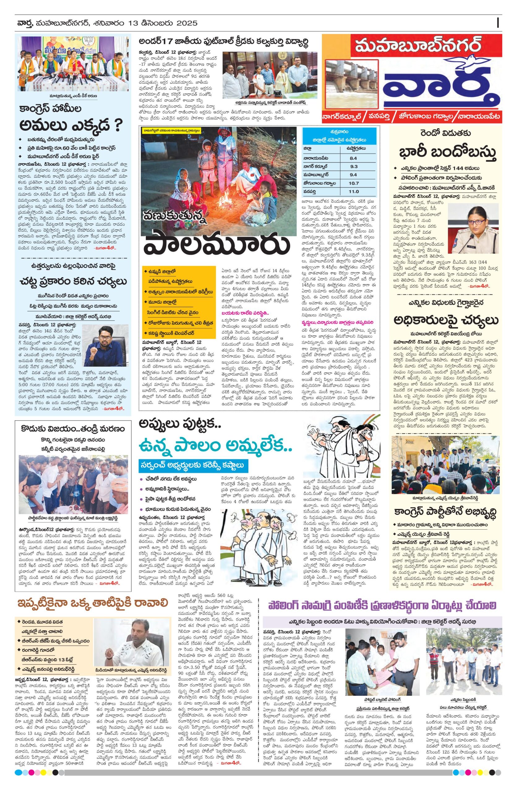 Mahaboobnagar Tab - 13 Dec 2025