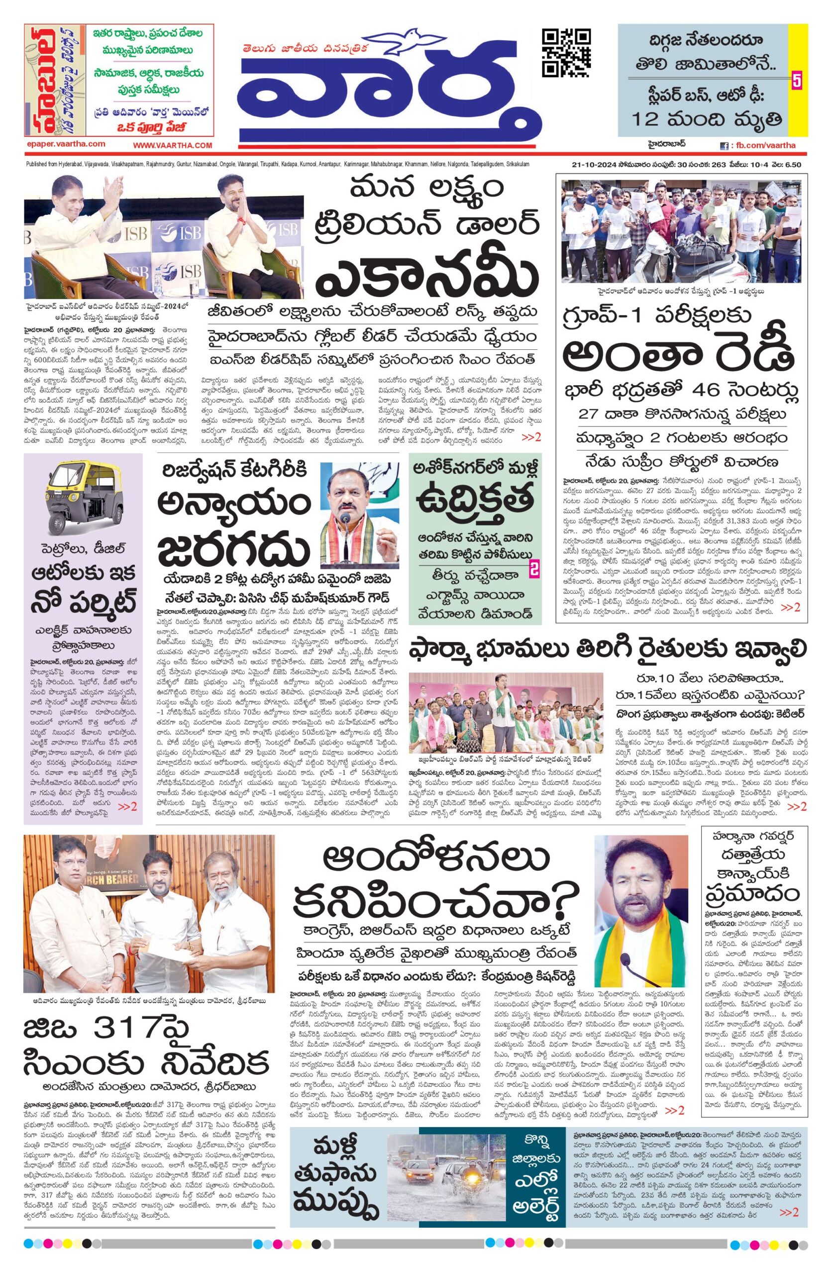 Nizamabad Main - 21 Oct 2024