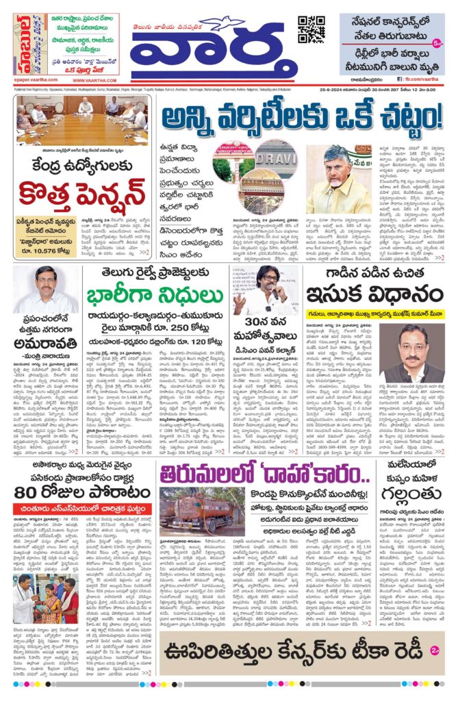 Rajamahendravaram Main - 25 Aug 2024