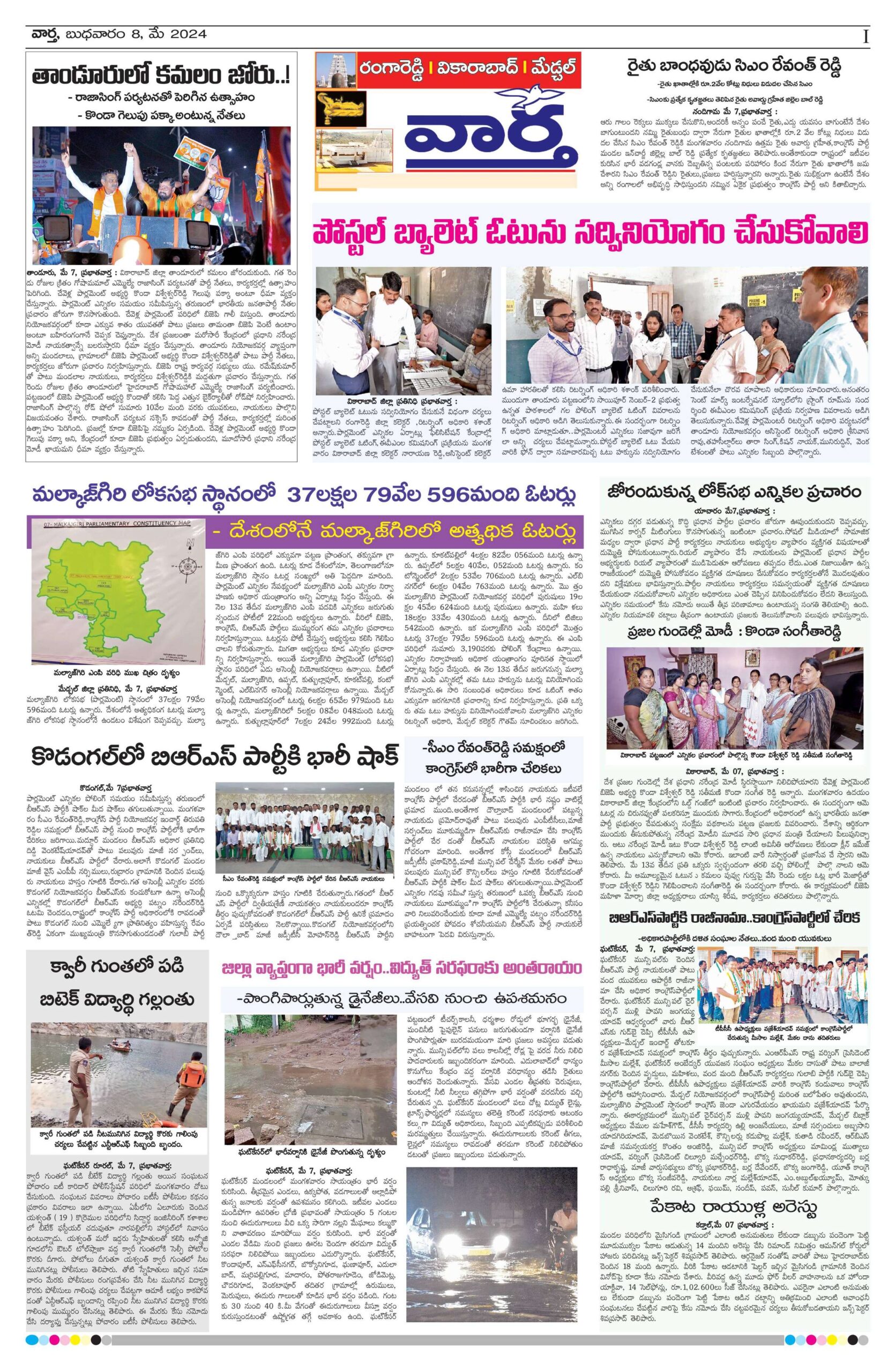 RangaReddy Tab - 08 May 2024