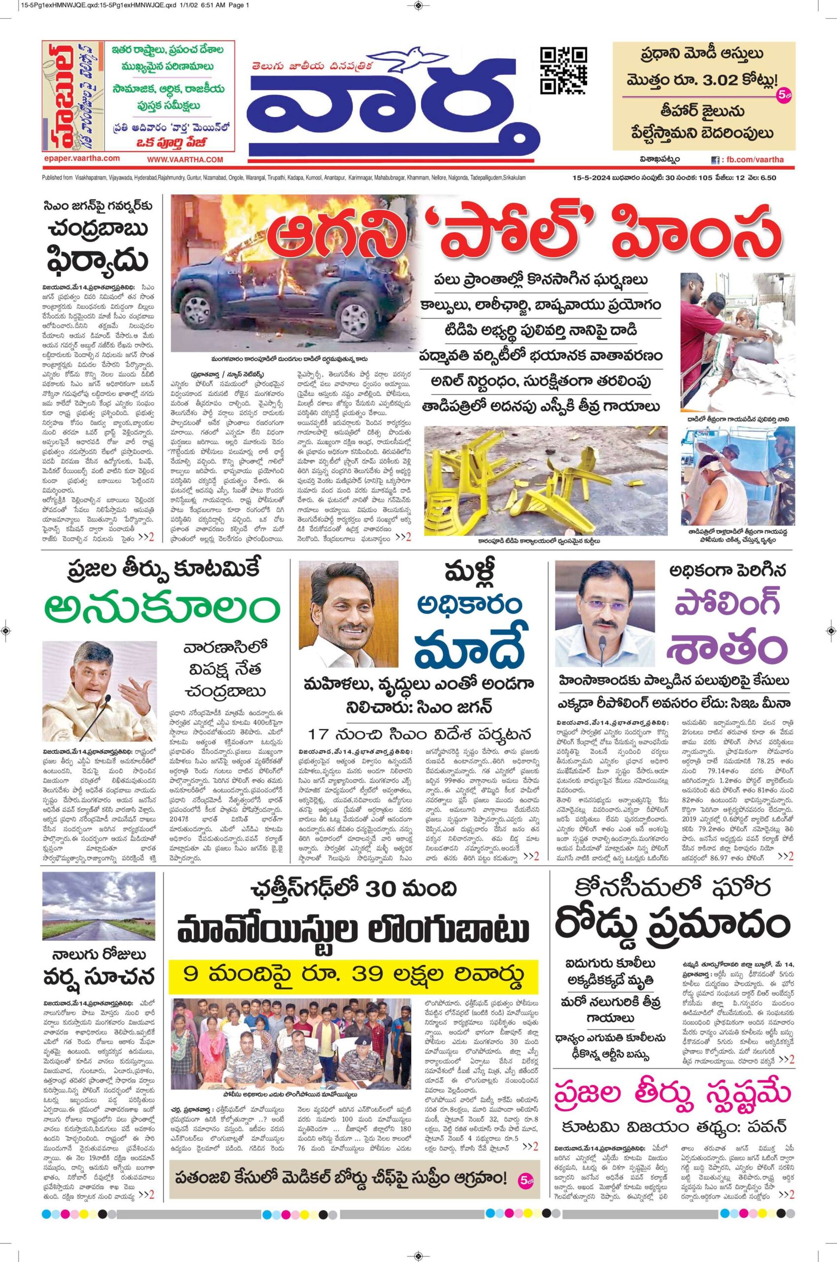 Srikakulam Main - 15 May 2024
