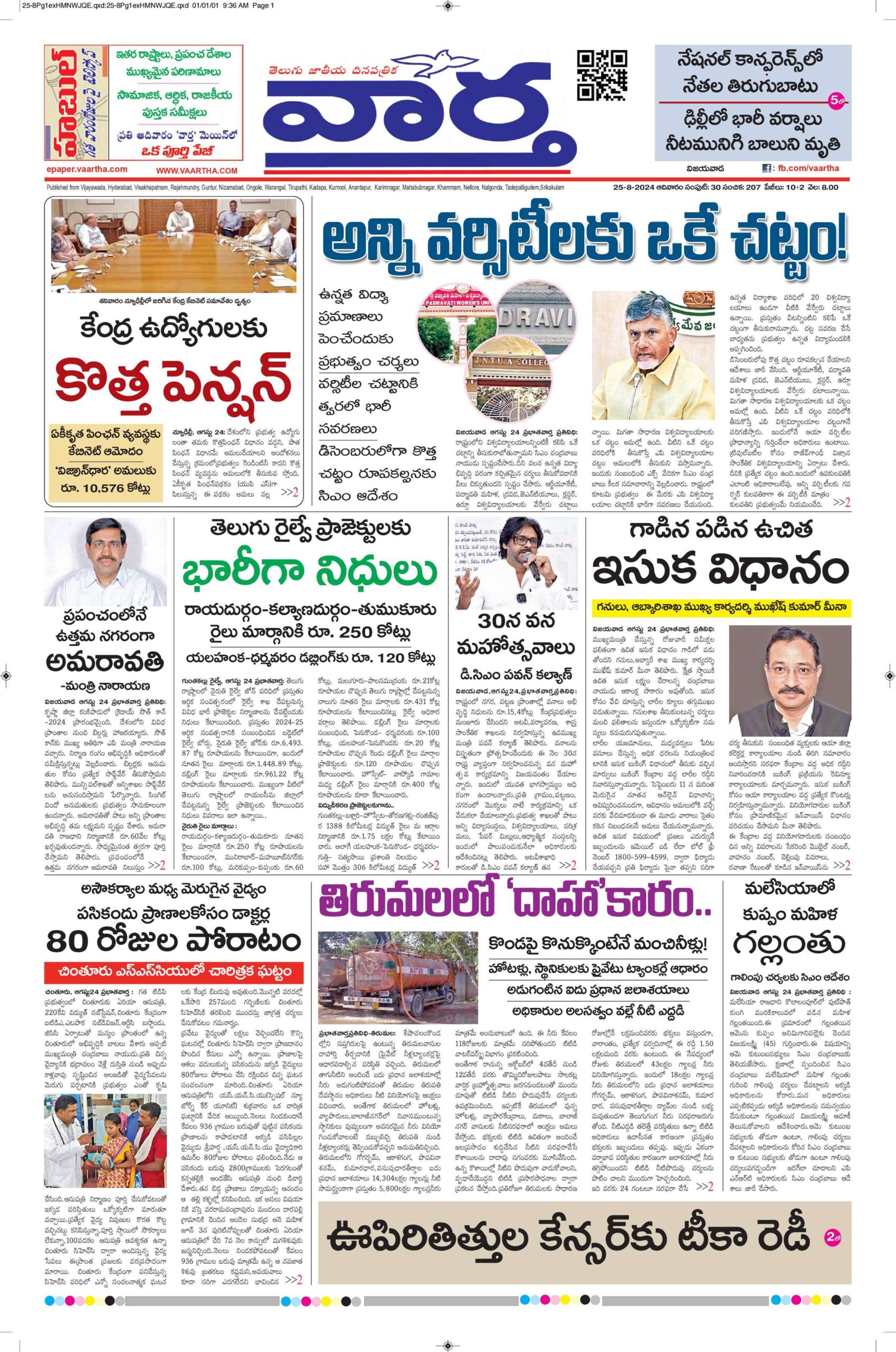 Vijayawada Main - 25 Aug 2024
