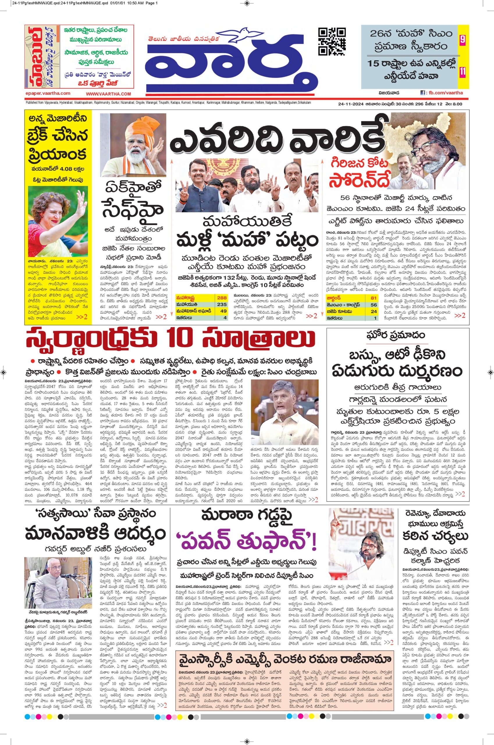 Vijayawada Main - 24 Nov 2024