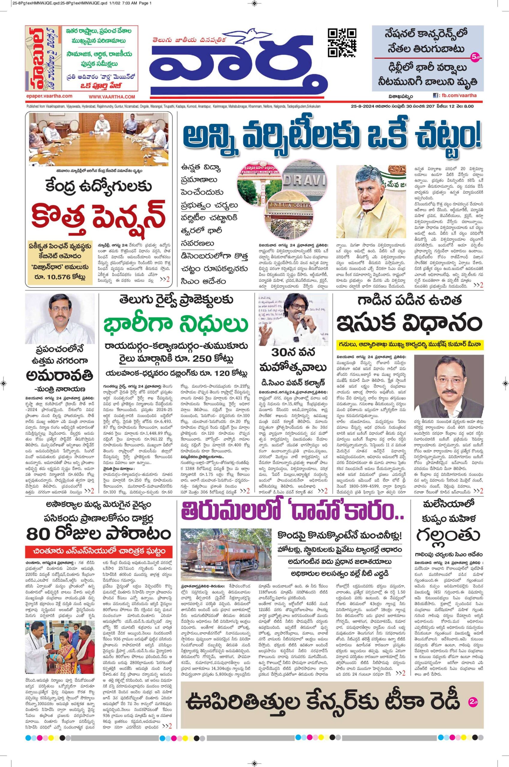 Vishakapatnam Main - 25 Aug 2024