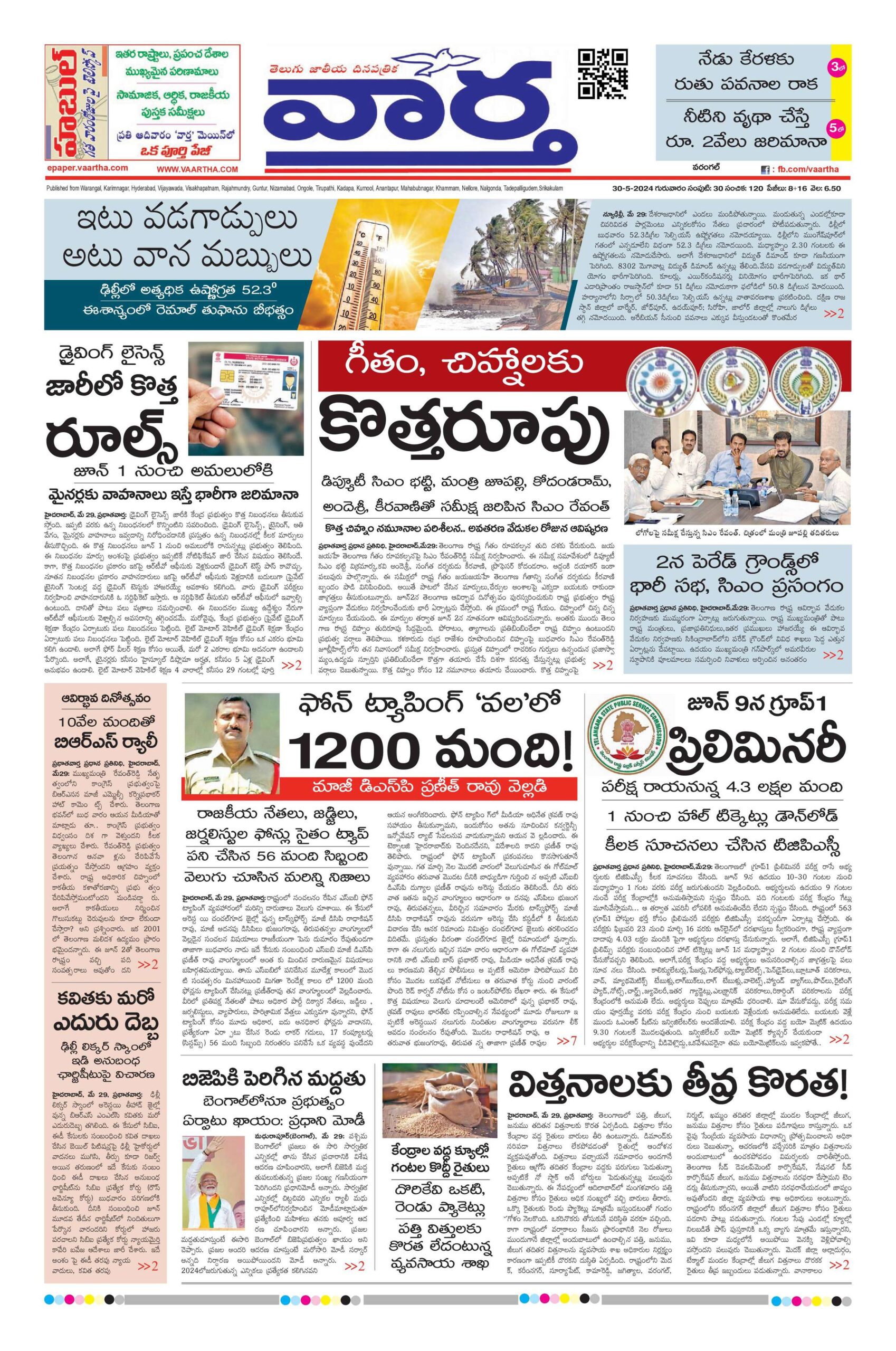 Warangal Main - 30 May 2024