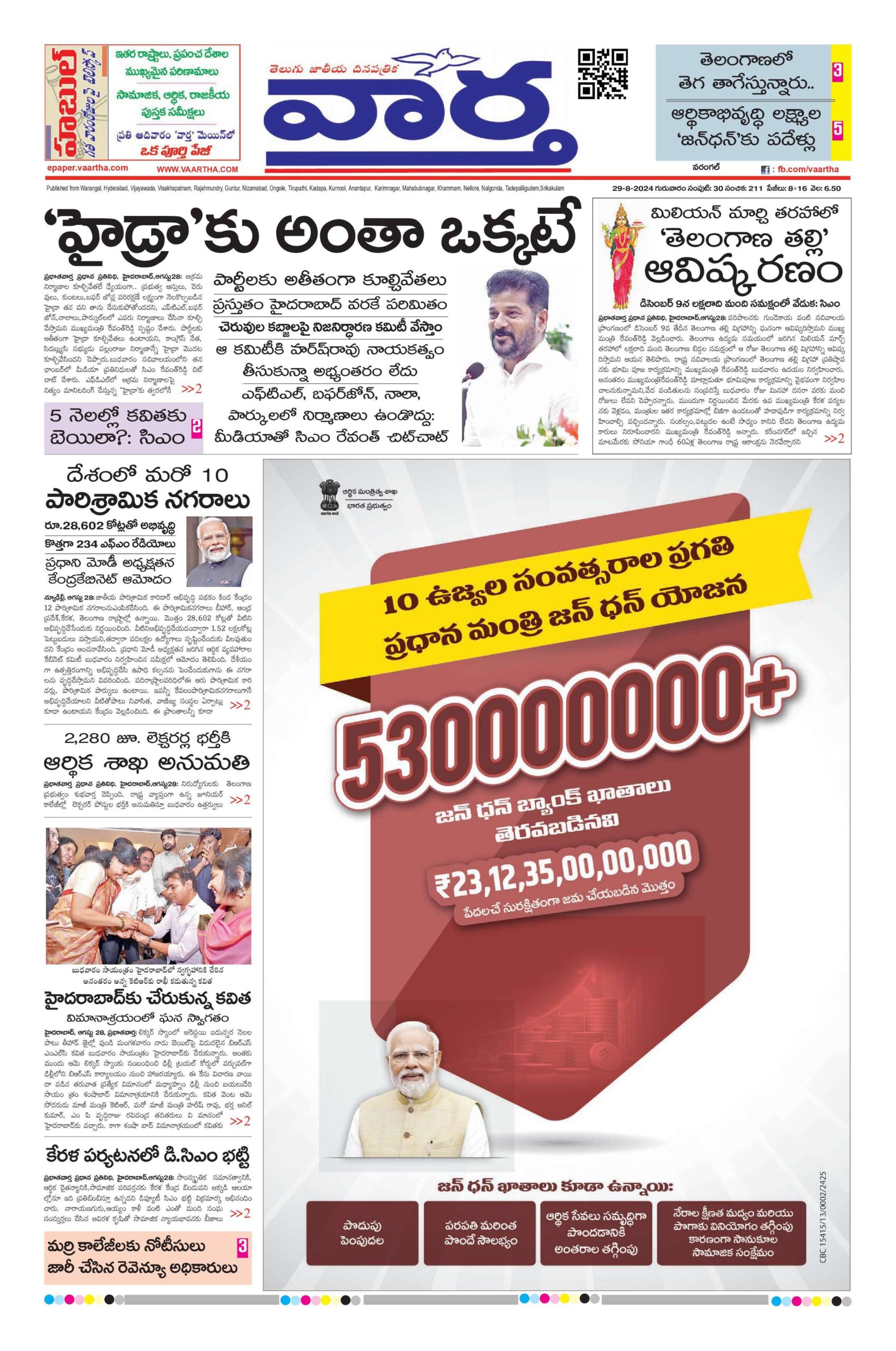 Warangal Main - 29 Aug 2024
