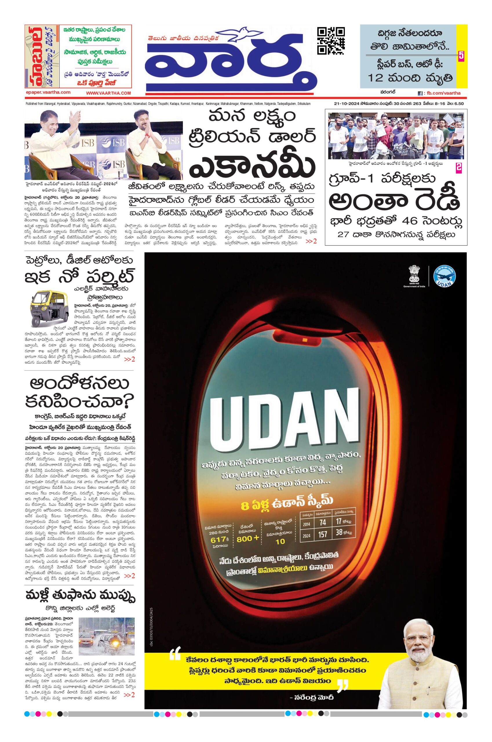 Warangal Main - 21 Oct 2024