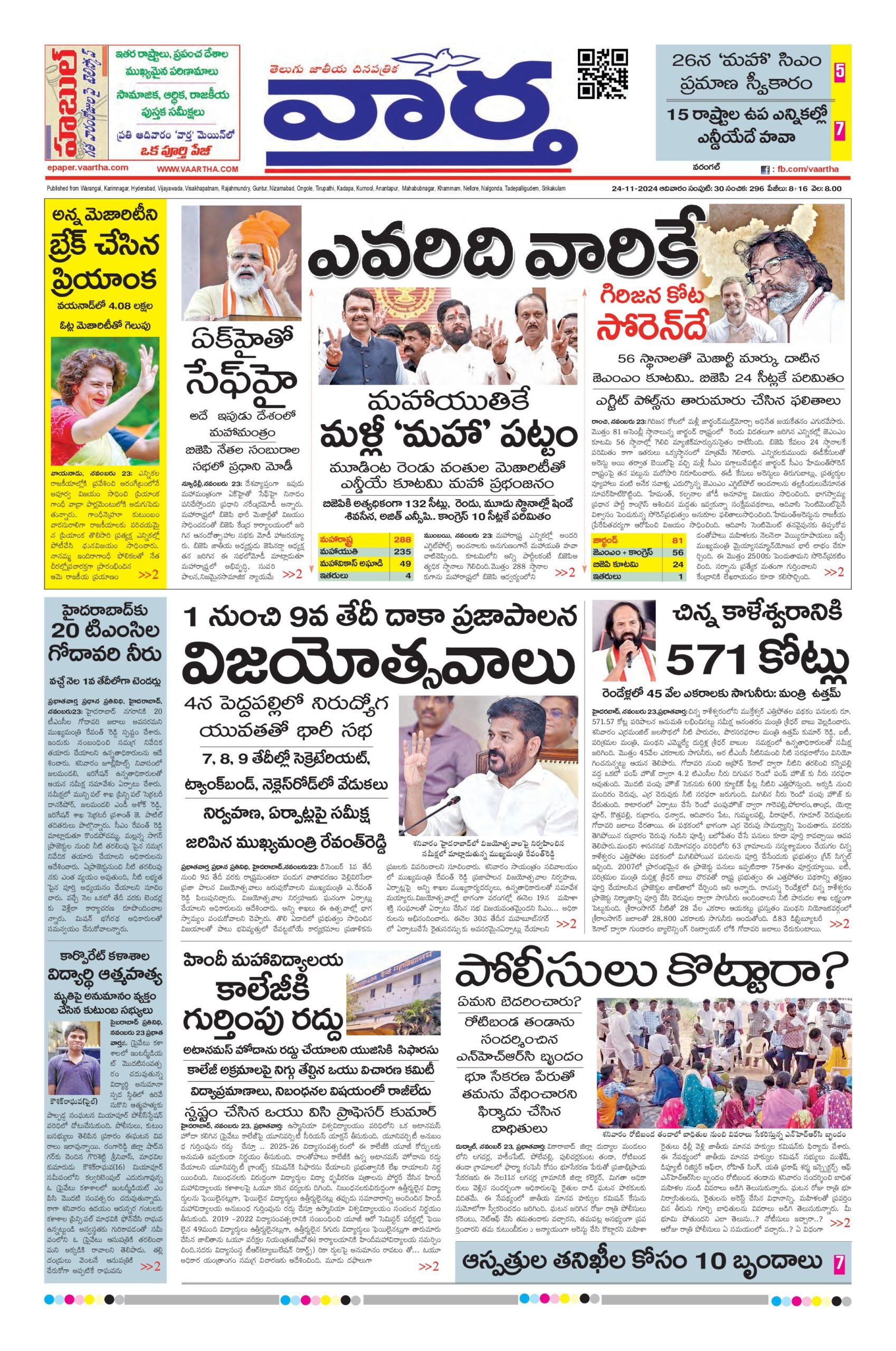 Warangal Main - 24 Nov 2024