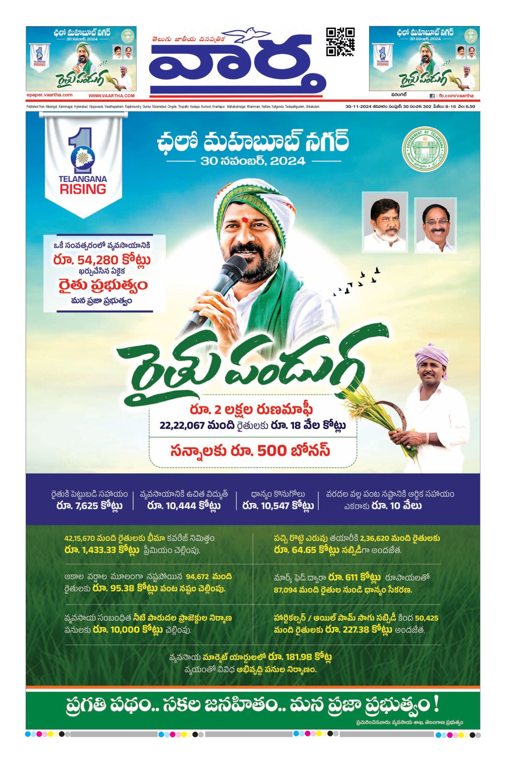 Warangal Main - 30 Nov 2024