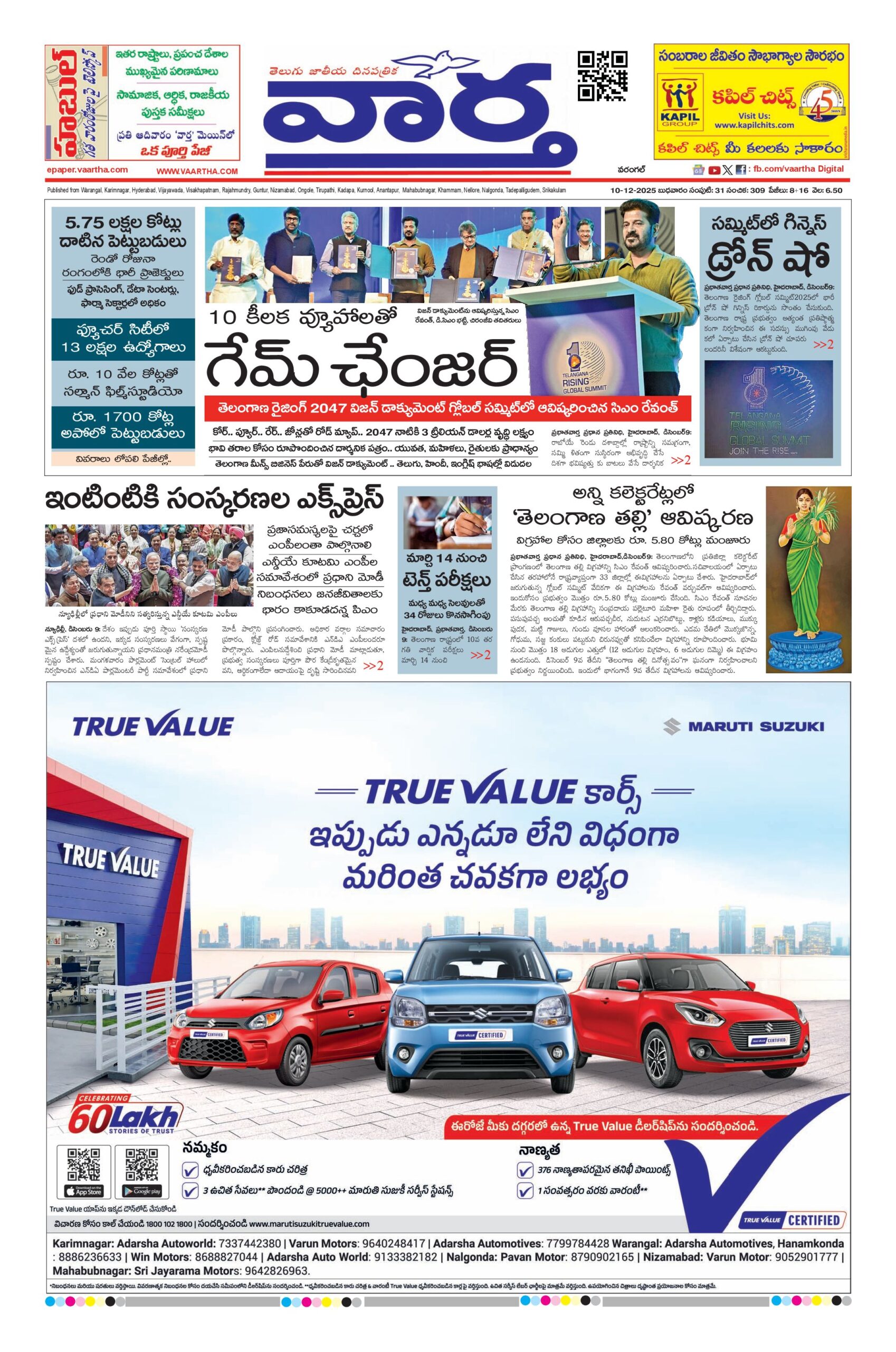 Warangal Main - 10 Dec 2025
