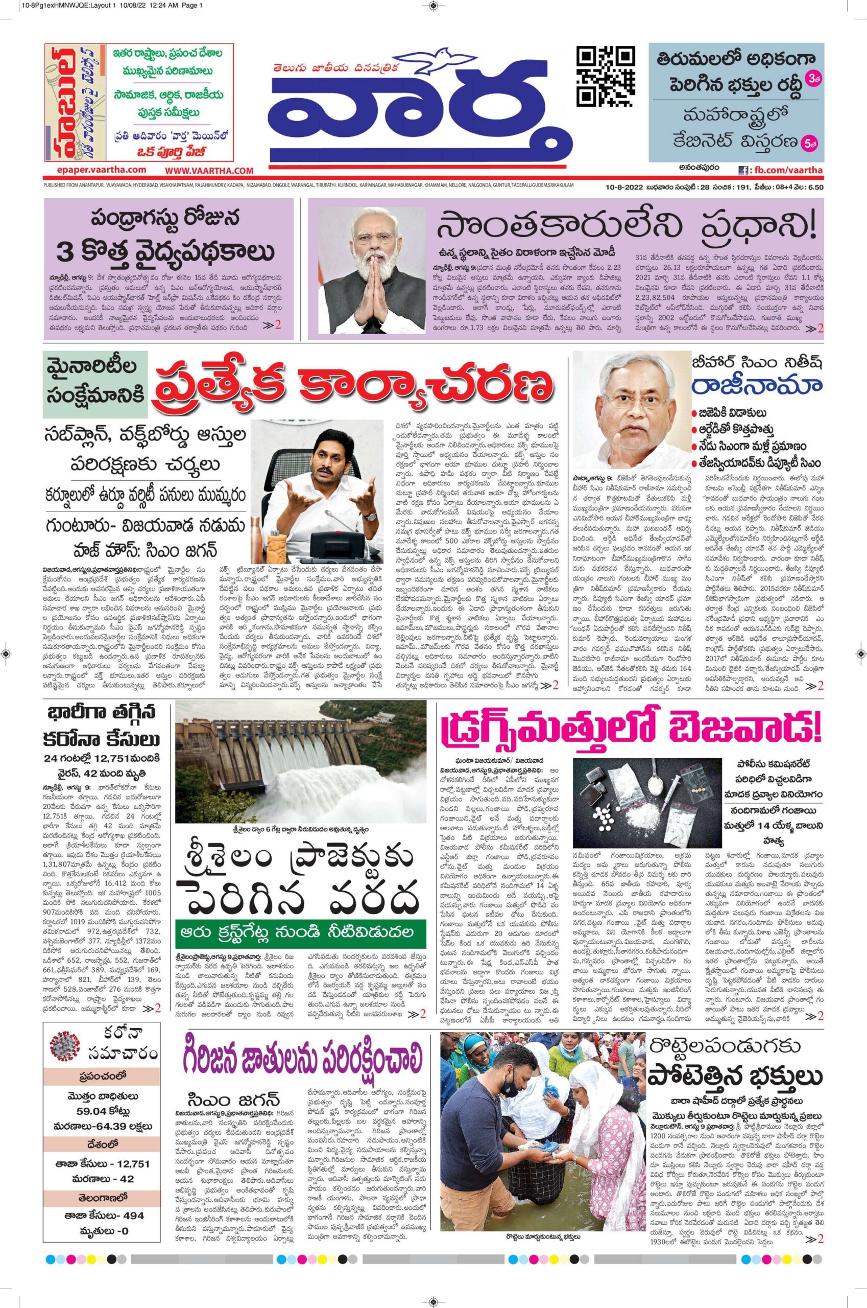 Ananthapur Main - 10 Aug 2022