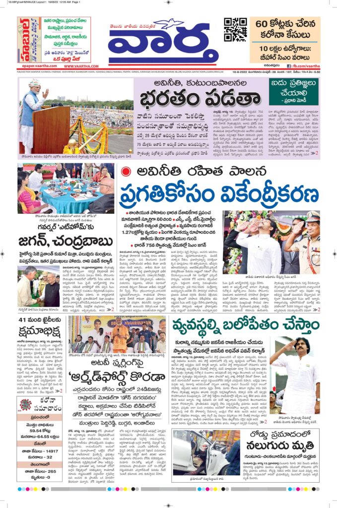 Ananthapur Main - 16 Aug 2022