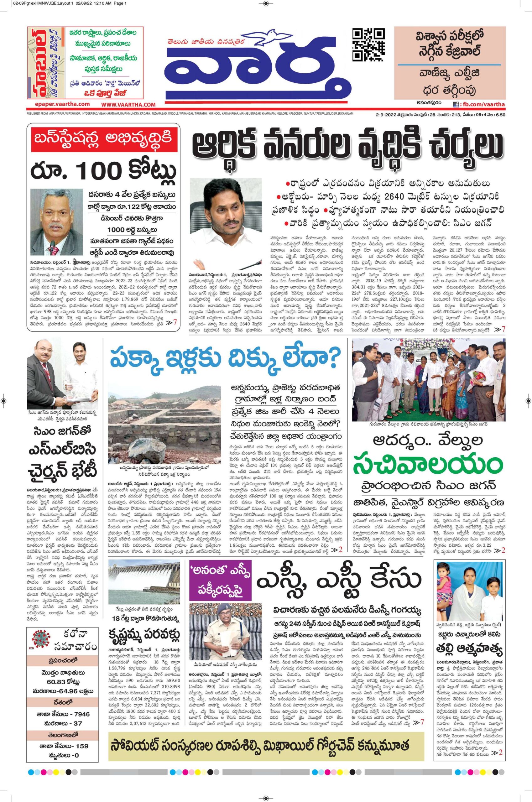 Ananthapur Main - 01 Sep 2022