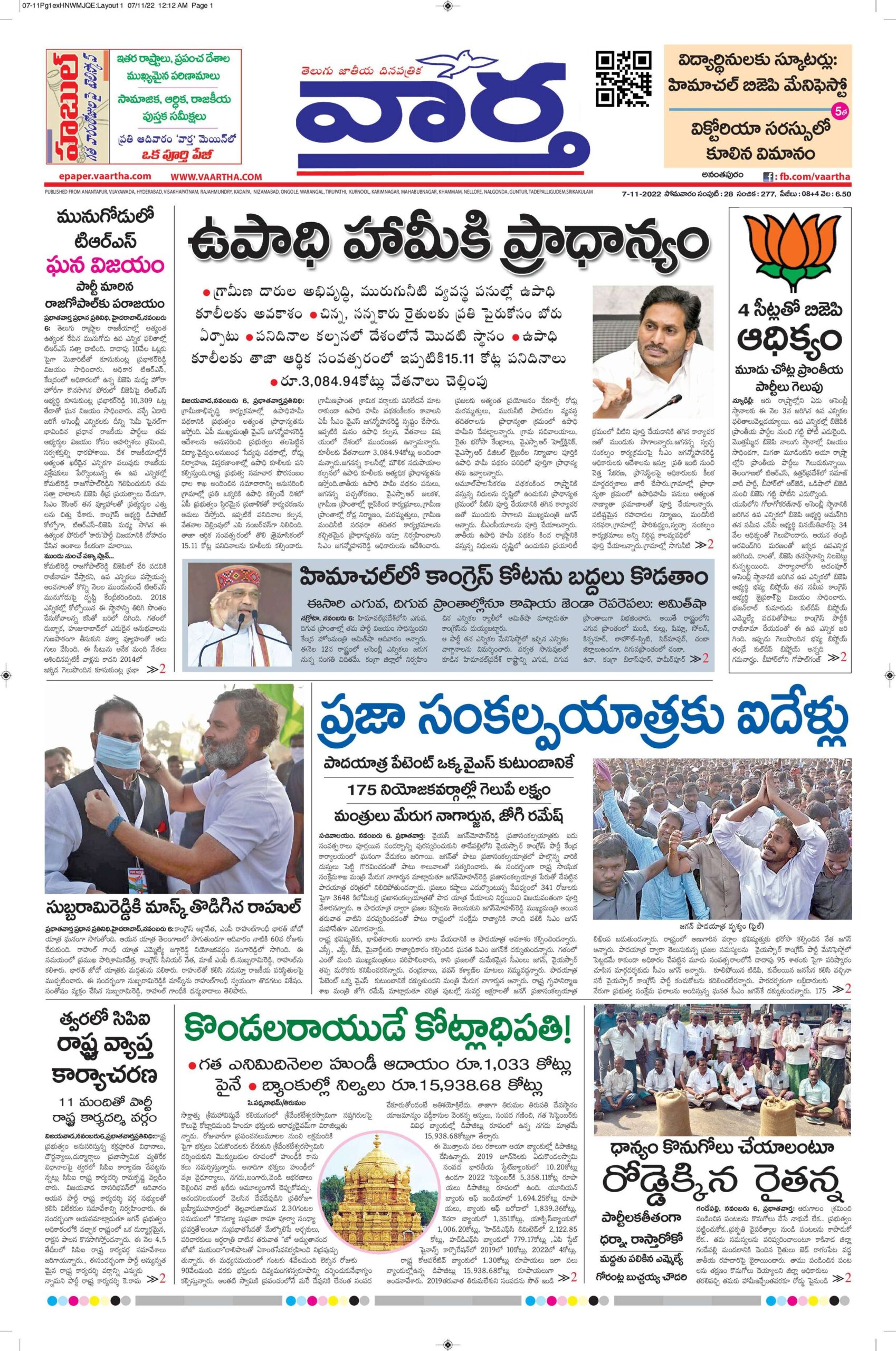 Ananthapur Main - 07 Nov 2022