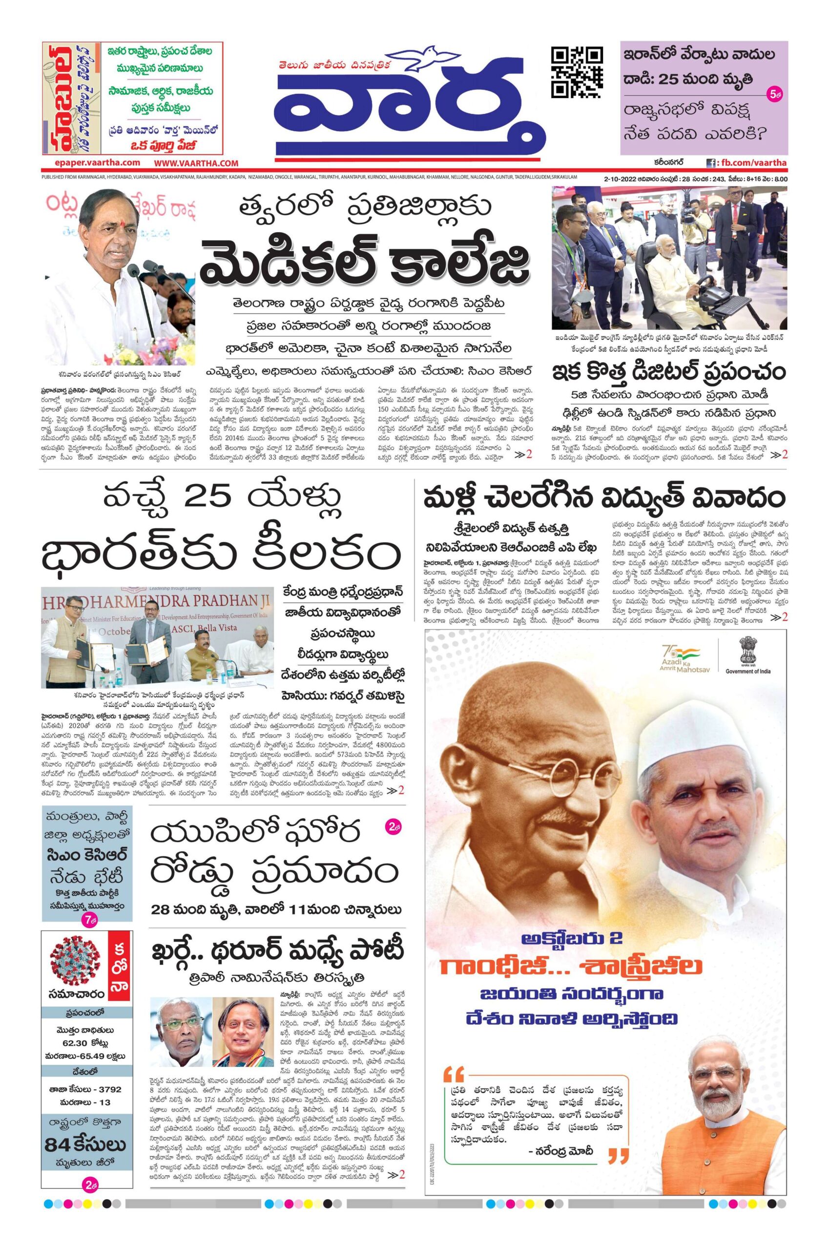 Karimnagar Main - 02 Oct 2022
