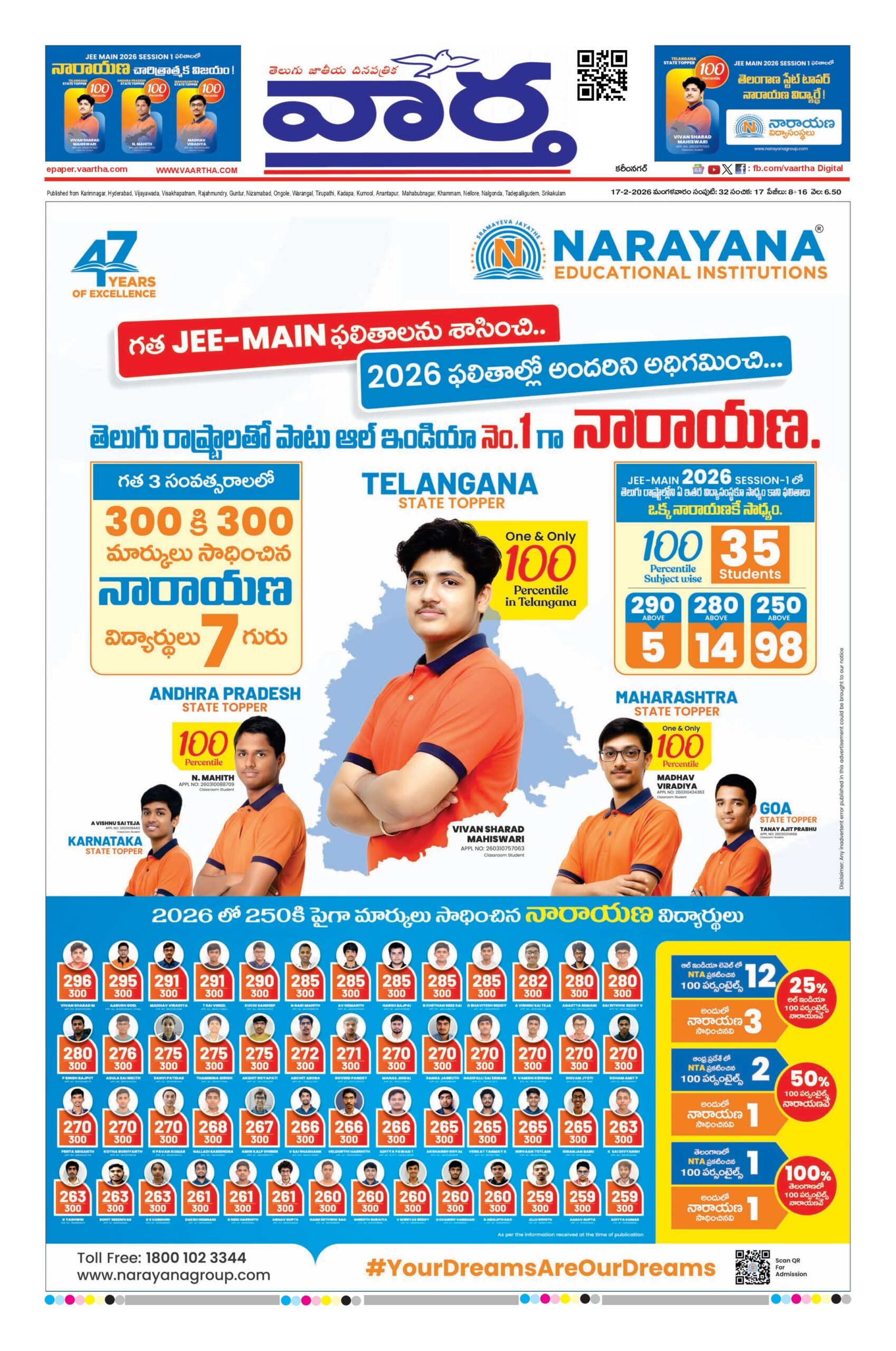 Karimnagar Main - 17 Feb 2026