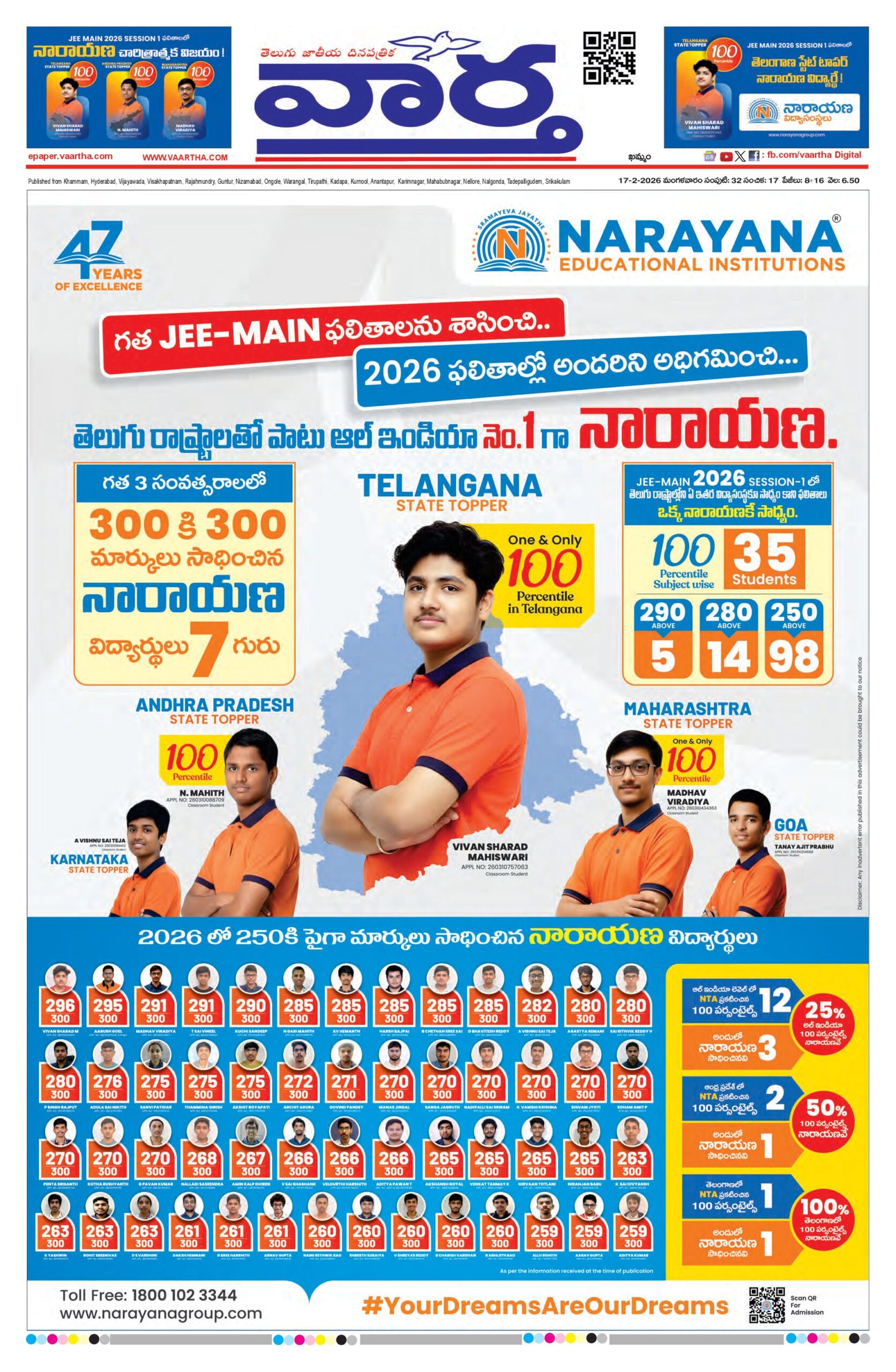 Khammam Main - 17 Feb 2026