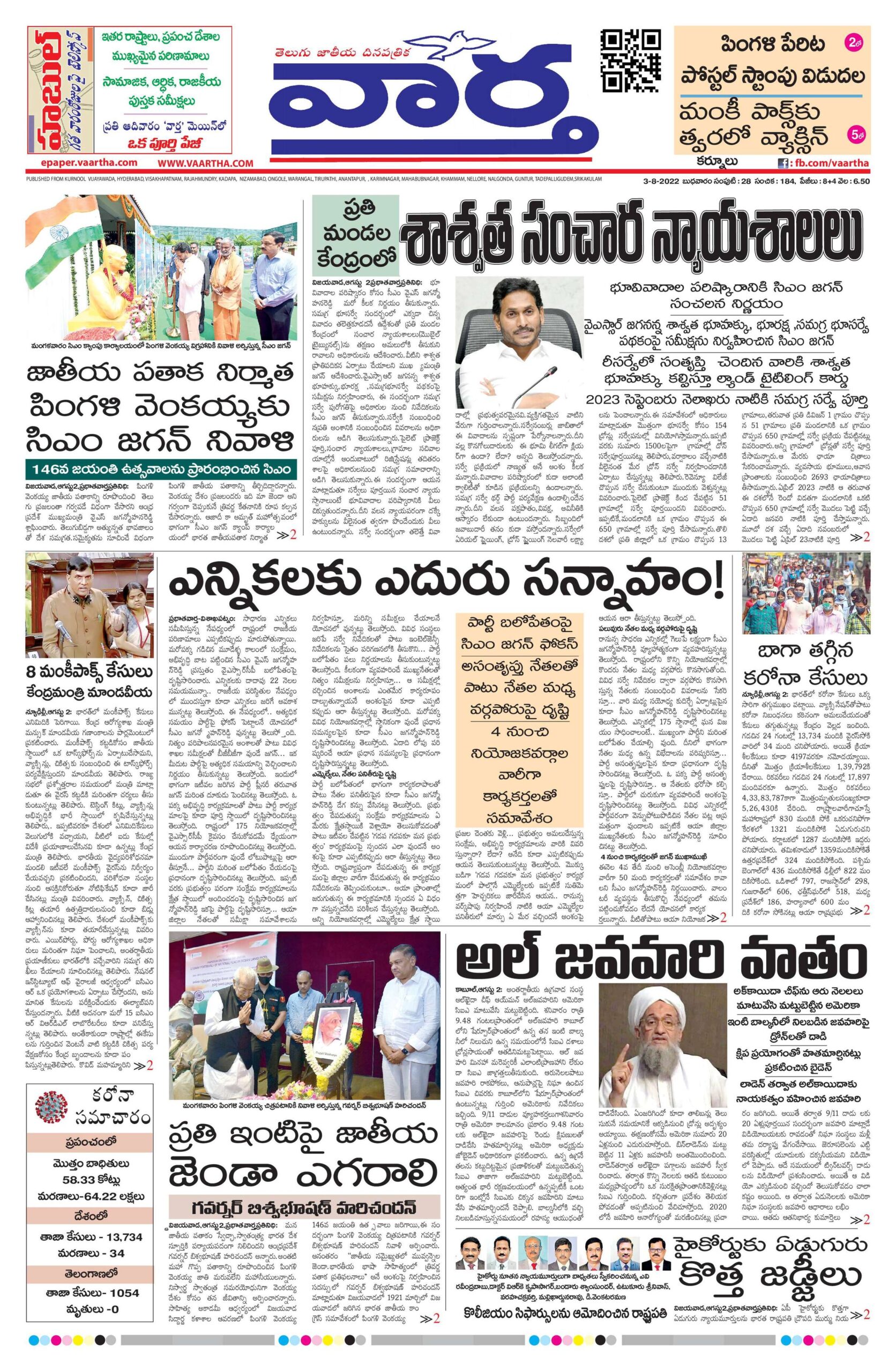 Kurnool Main - 03 Aug 2022
