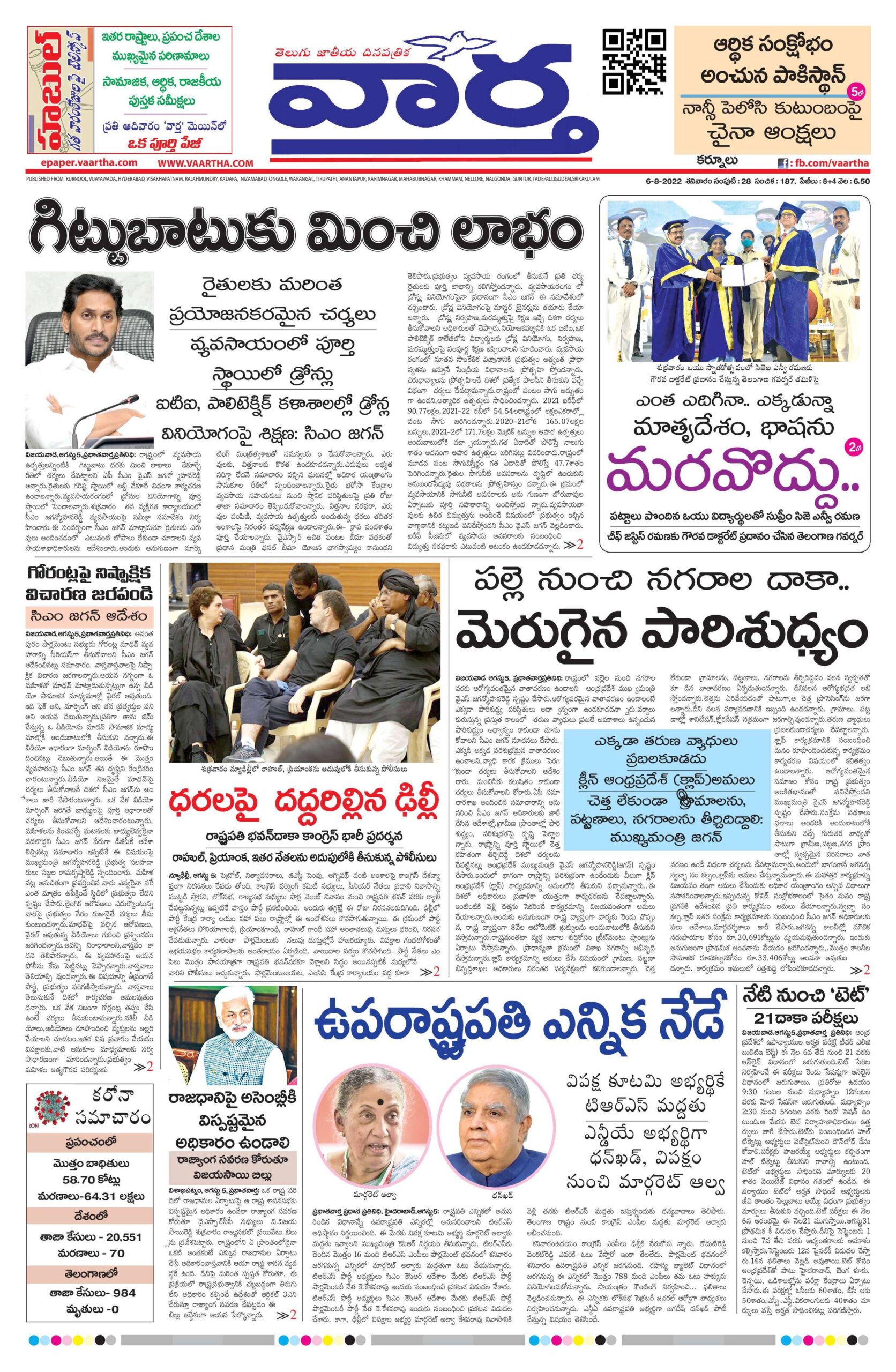 Kurnool Main - 06 Aug 2022