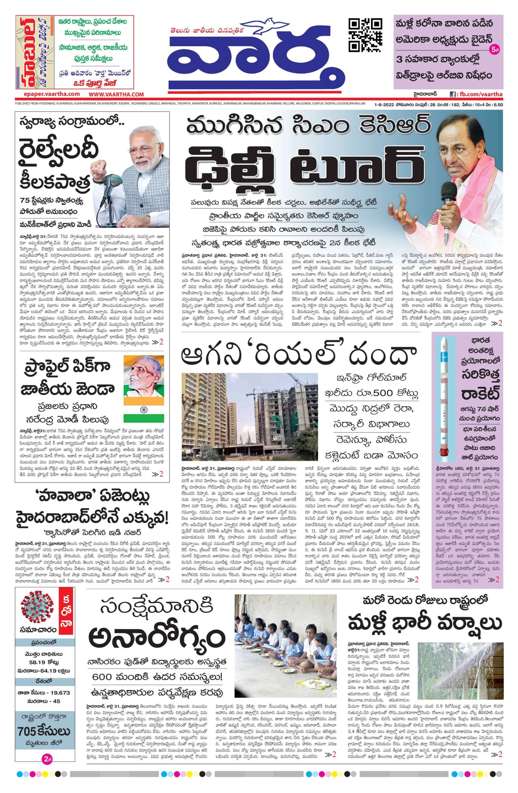 Nizamabad Main - 01 Aug 2022