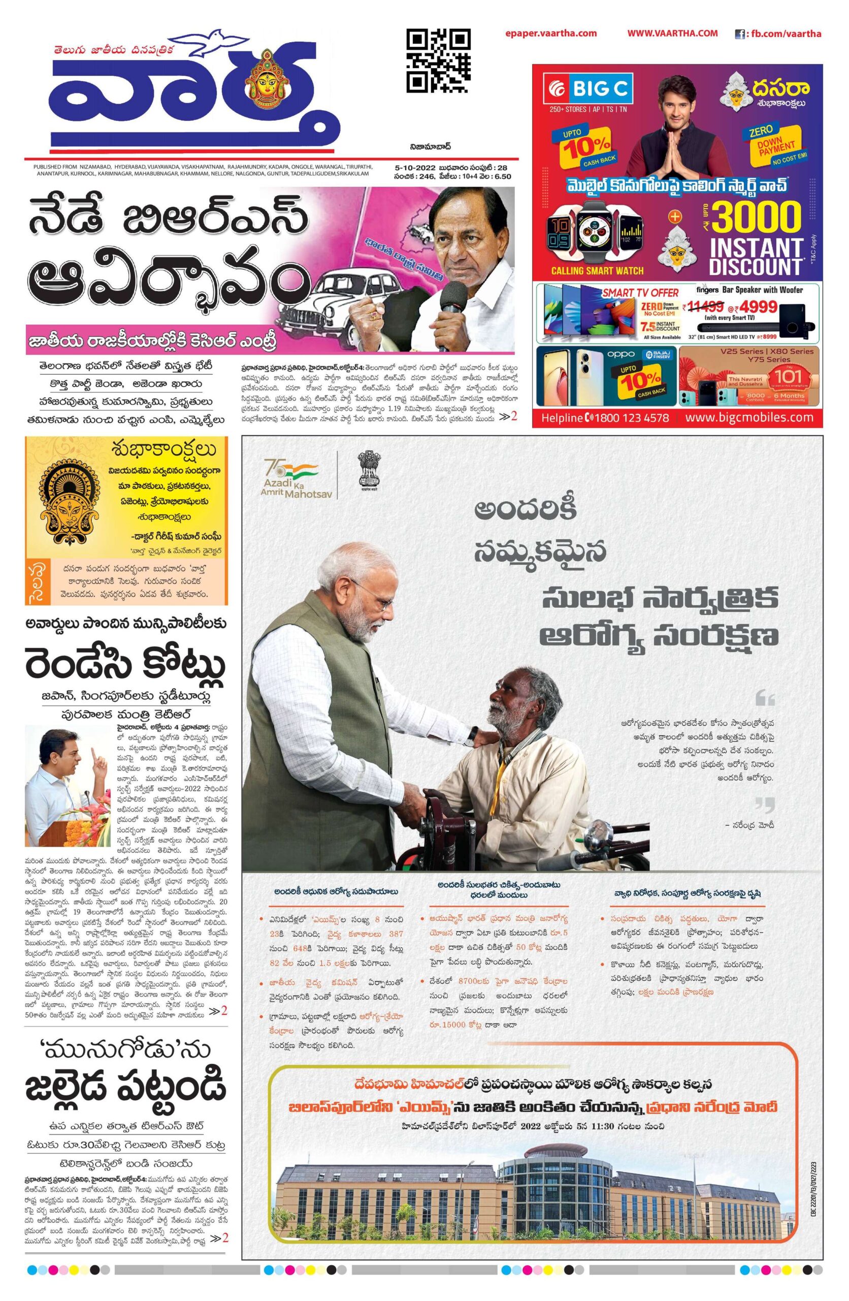 Nizamabad Main - 05 Oct 2022