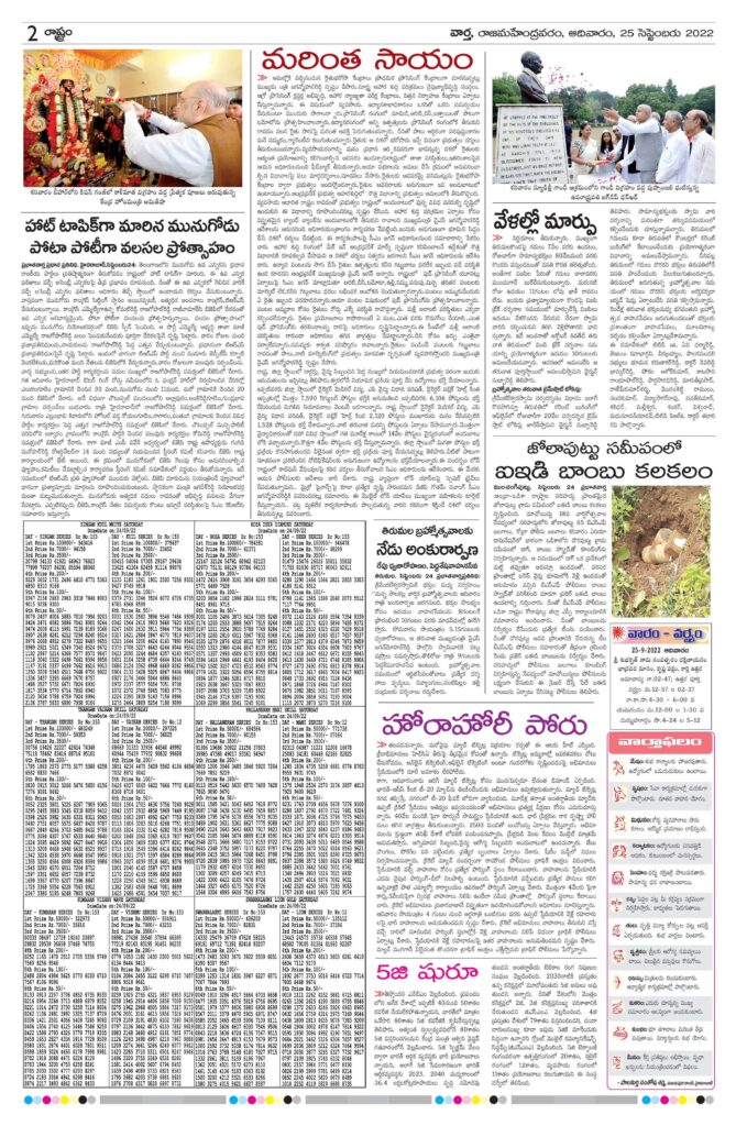Rajamahendravaram Main - 25 Sep 2022