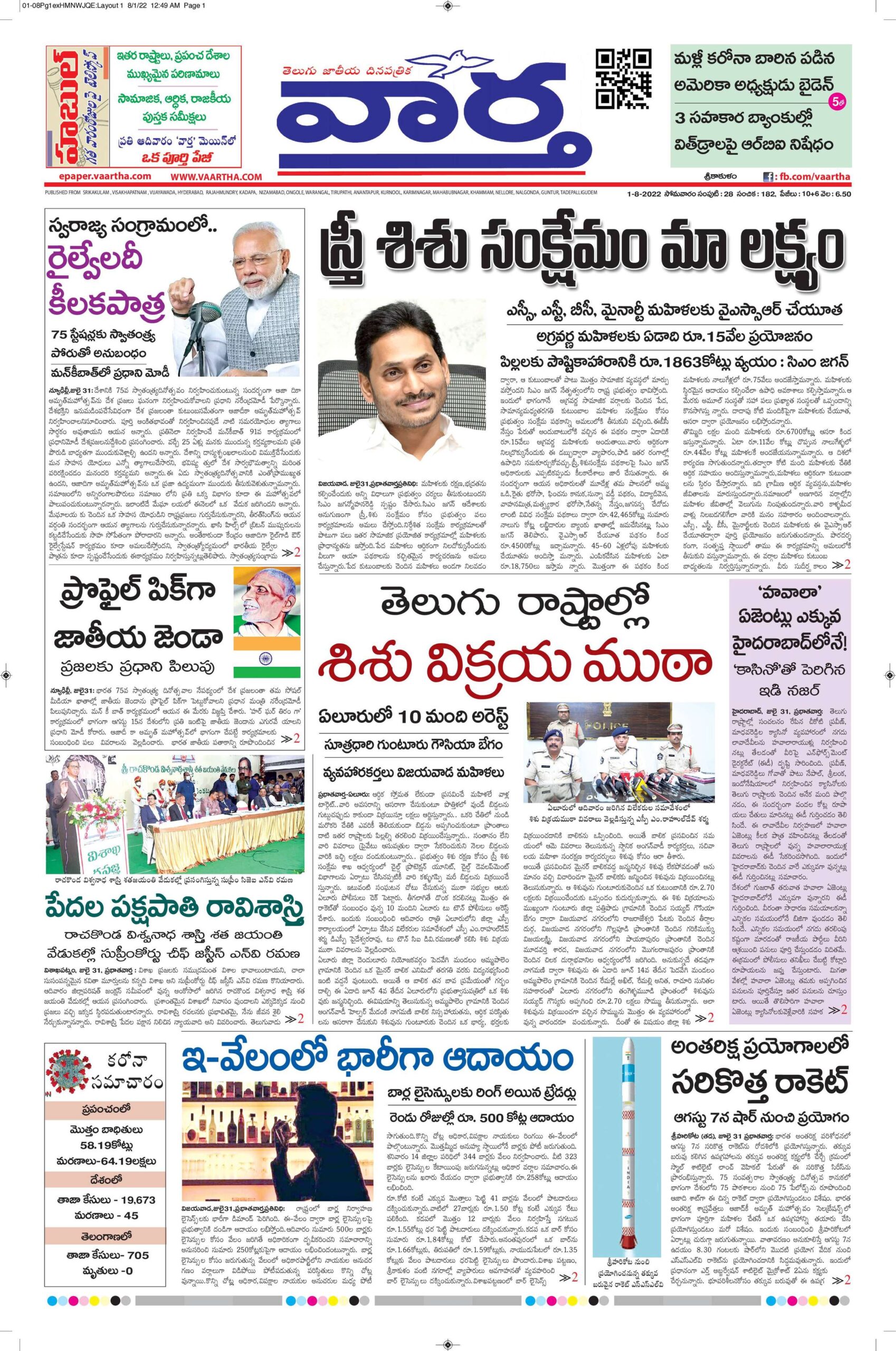 Srikakulam Main - 01 Aug 2022