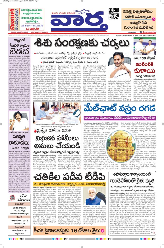 Srikakulam Main - 04 Sep 2022