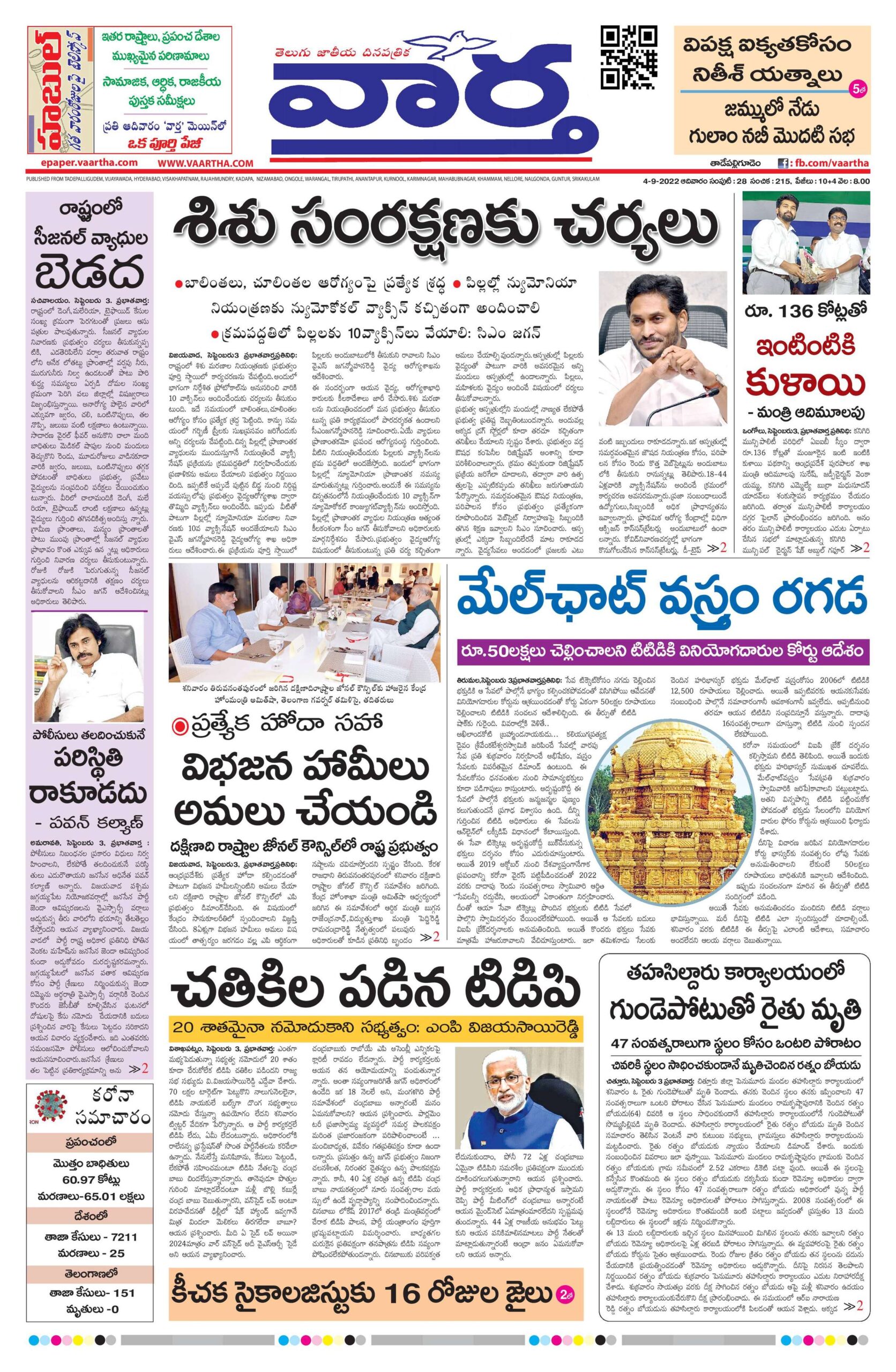 Thadepalligudem Main - 04 Sep 2022