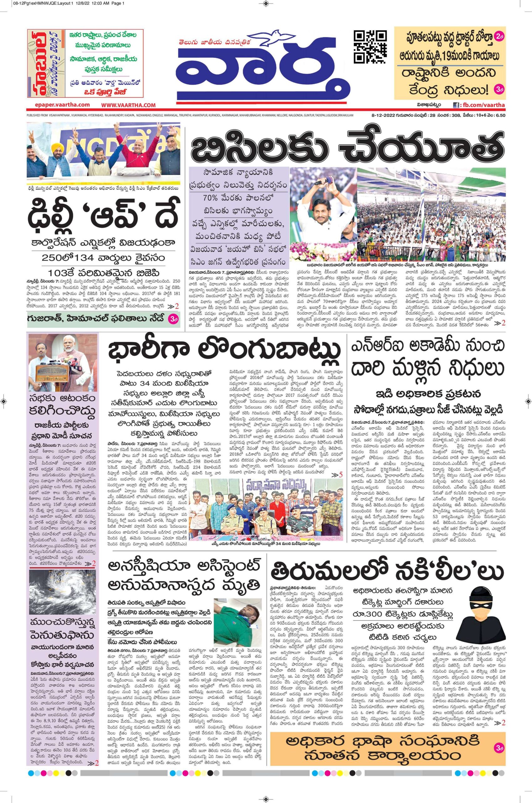 Vishakapatnam Main - 08 Dec 2022