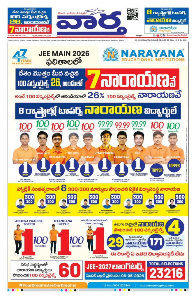 Kurnool Main - 21 Apr 2026