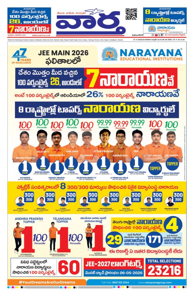 Mahaboobnagar Main - 21 Apr 2026