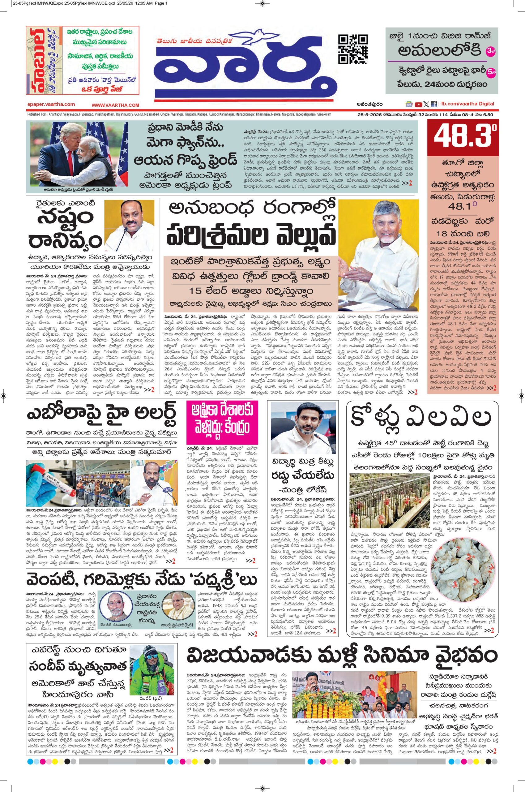 Ananthapur Main - 25 May 2026
