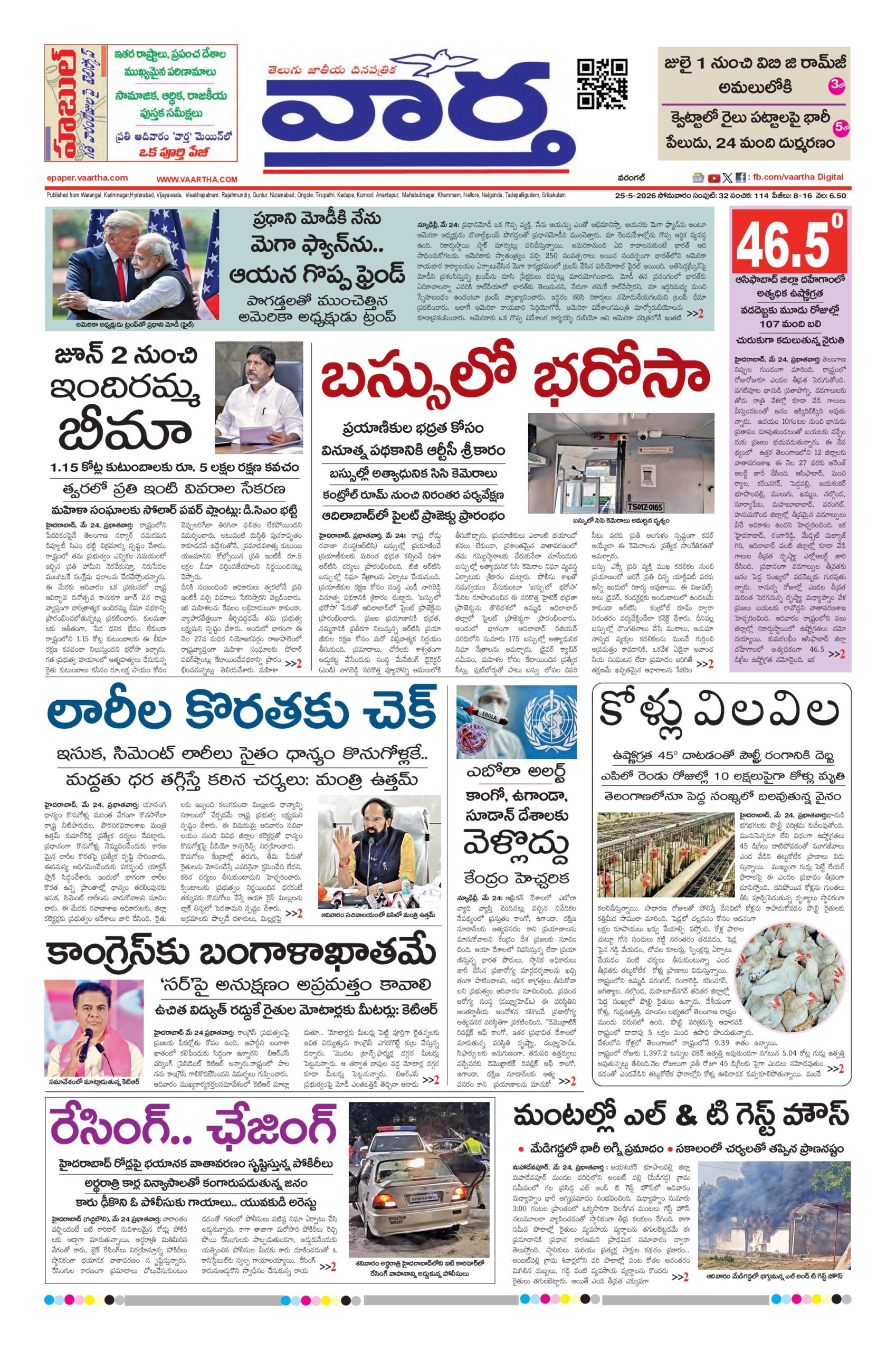 Warangal Main - 25 May 2026