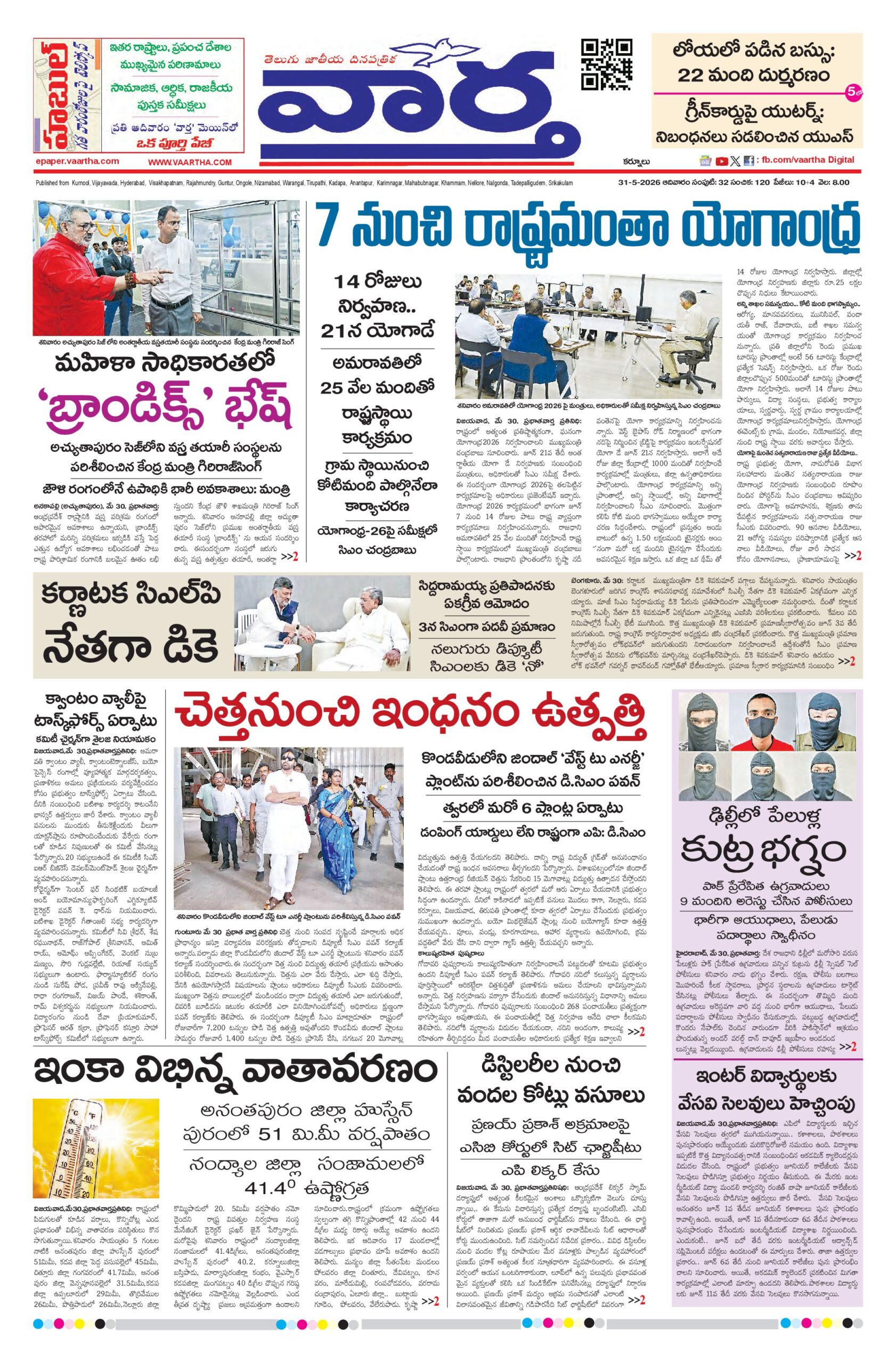 Kurnool Main - 31 May 2026