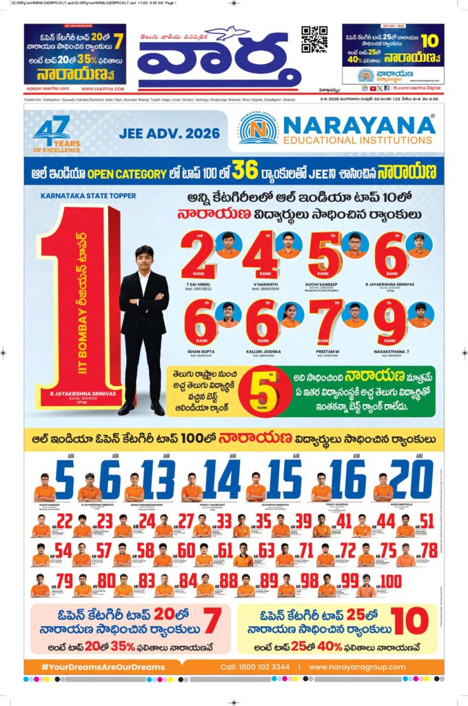 Vishakapatnam Main - 02 Jun 2026