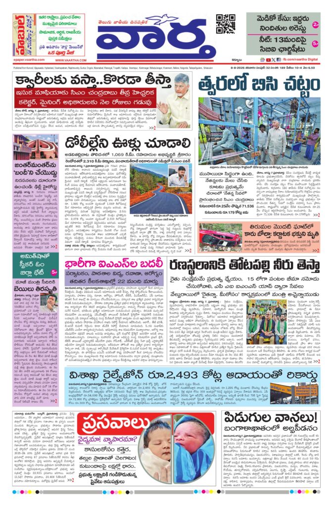 Kurnool Main - 08 Aug 2026