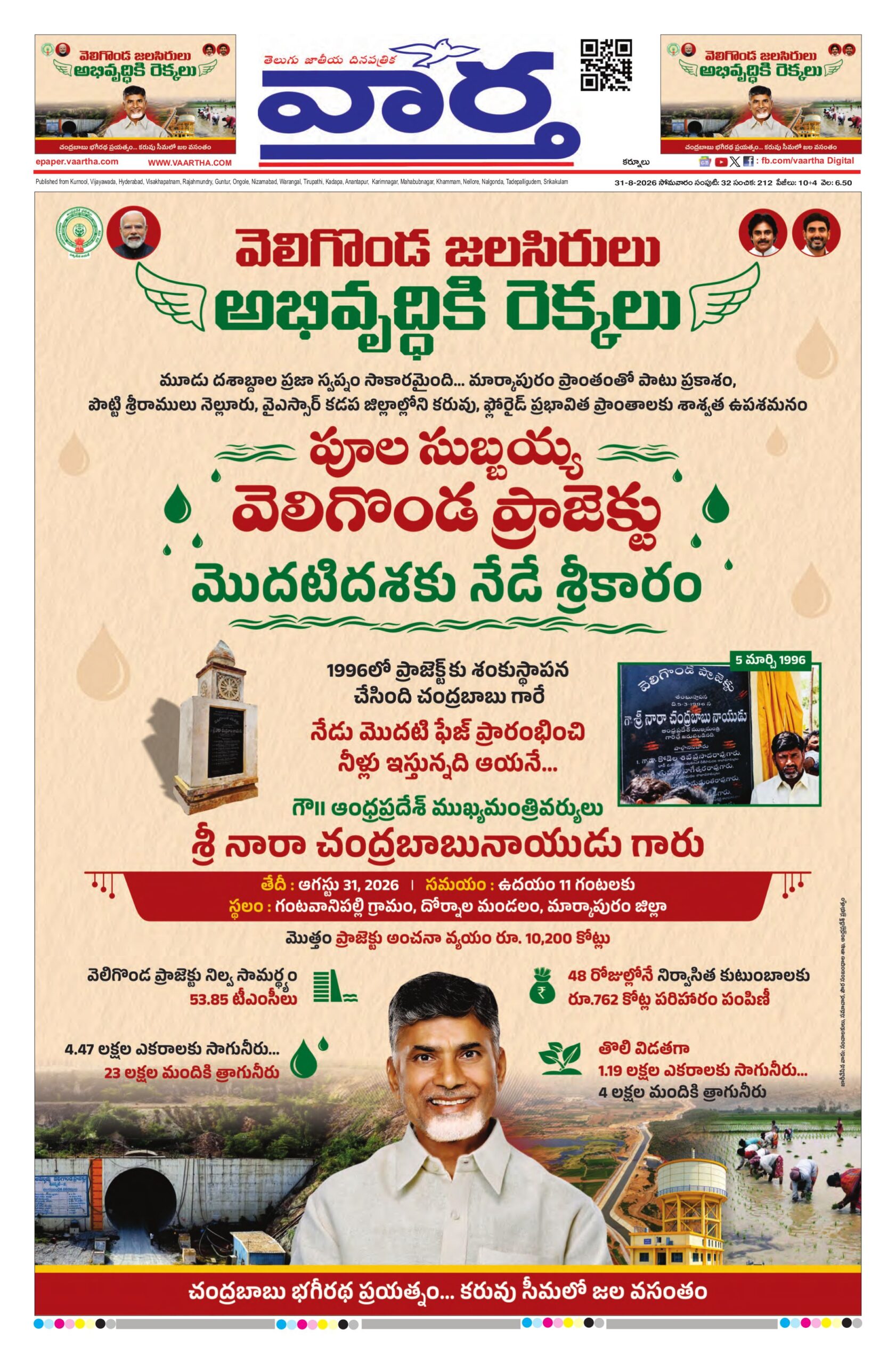 Kurnool Main - 31 Aug 2026
