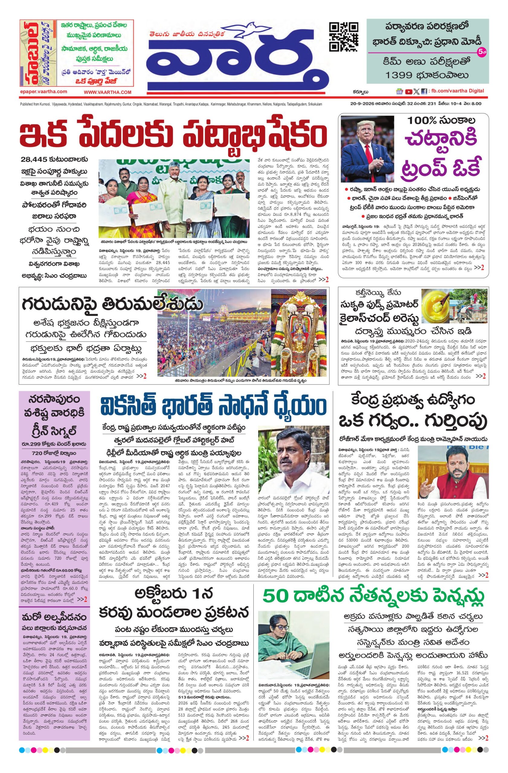 Kurnool Main - 20 Sep 2026