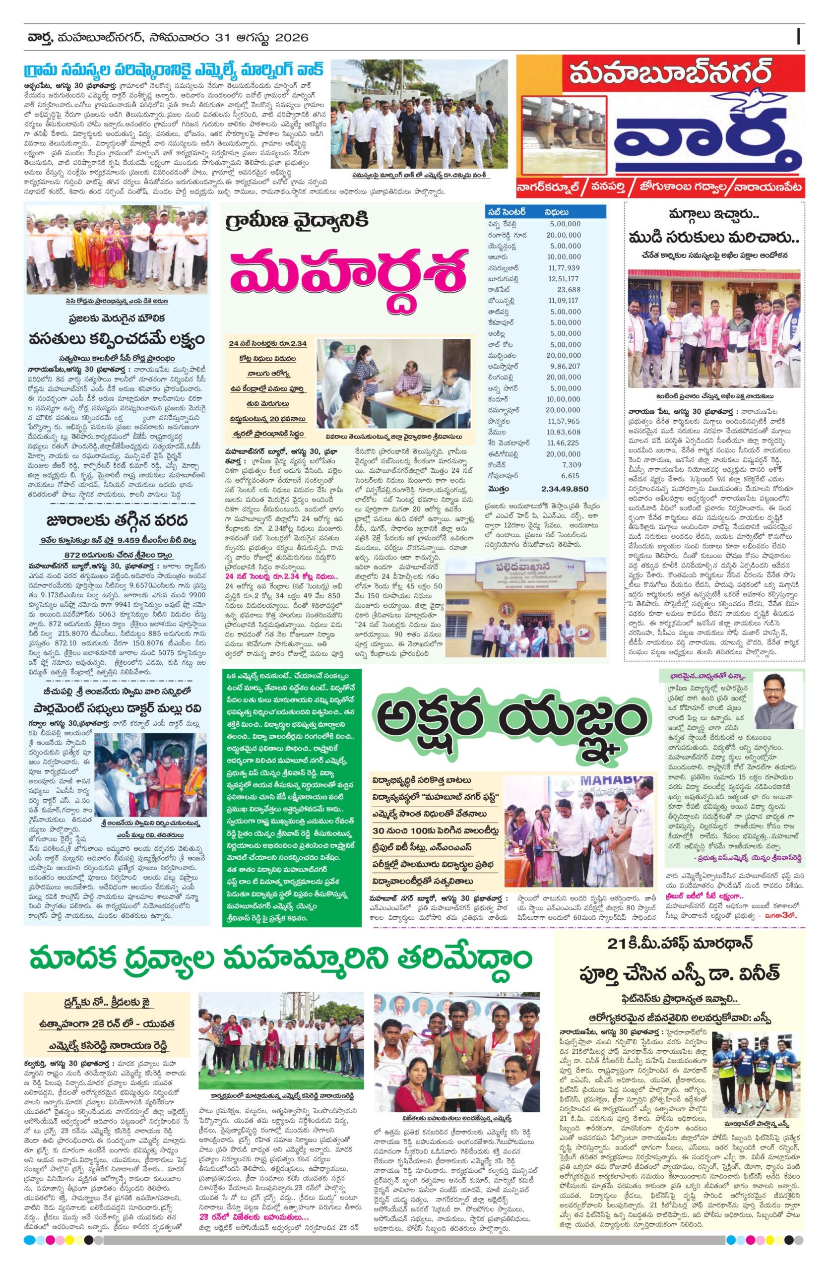Mahaboobnagar Tab - 31 Aug 2026